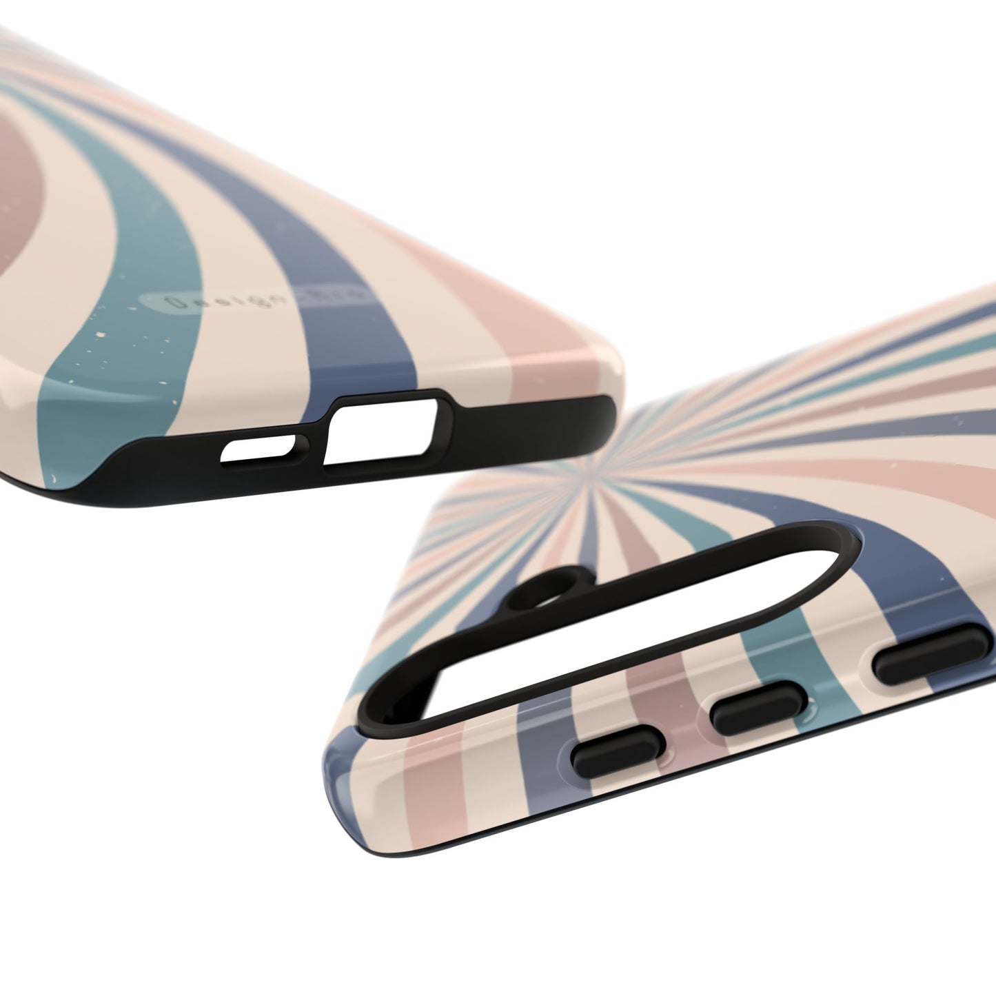 Retro Spiral obal na telefon – odolný a stylový