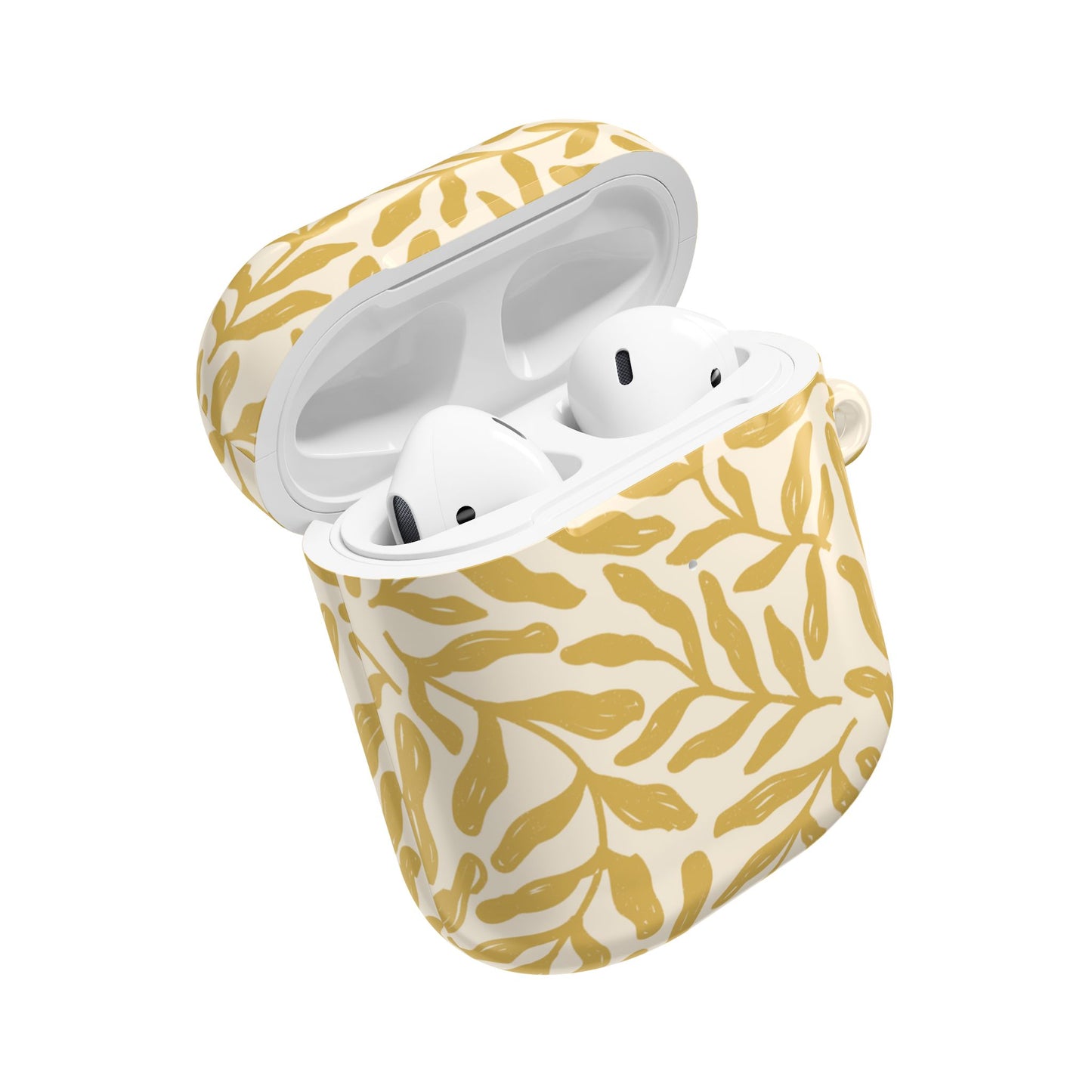 Elegantní květinový kryt na AirPods – stylová ochrana pro sluchátka