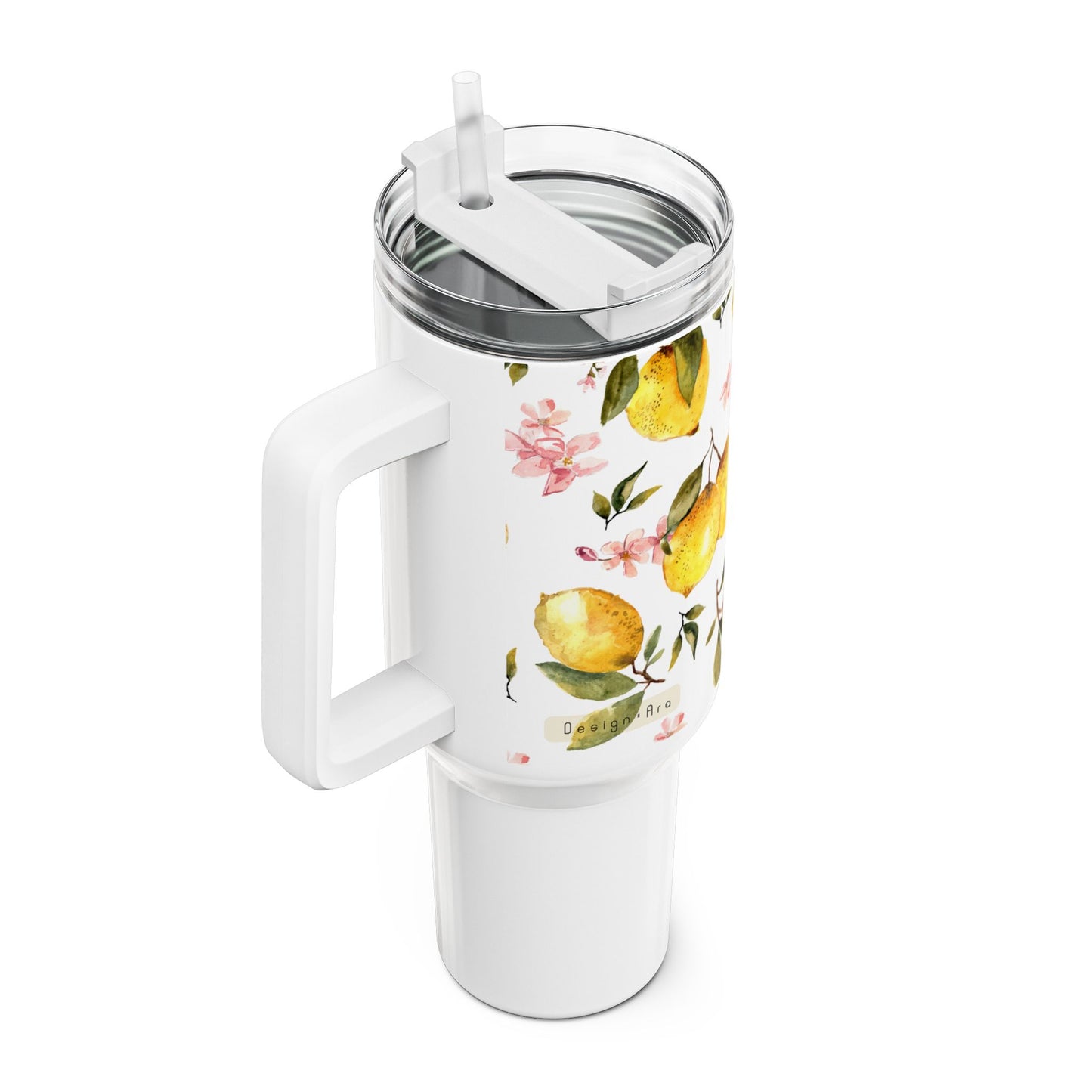 Lemon Blossom termoska – 1,2 l zateplená lahev na letní osvěžení a pikniky