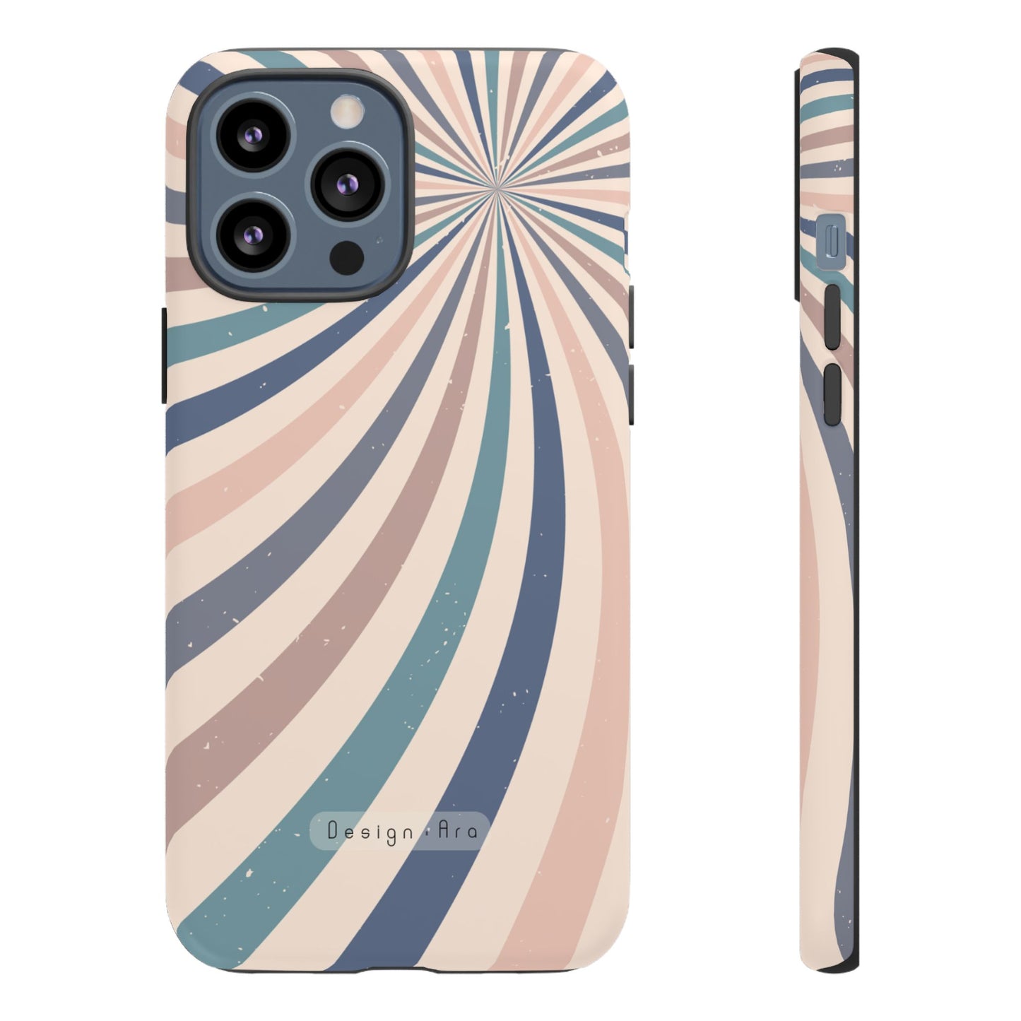 Retro Spiral obal na telefon – odolný a stylový