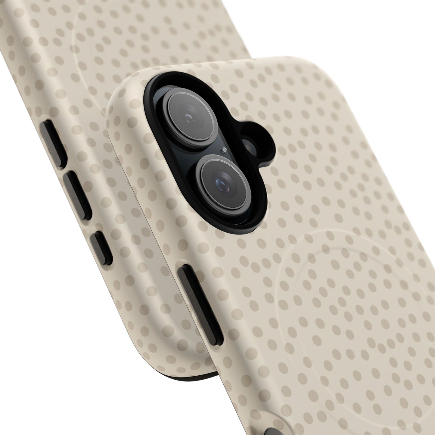 Magnetický kryt na mobil s puntíky | Odolný design, stylová ochrana, originální dárek pro ženy