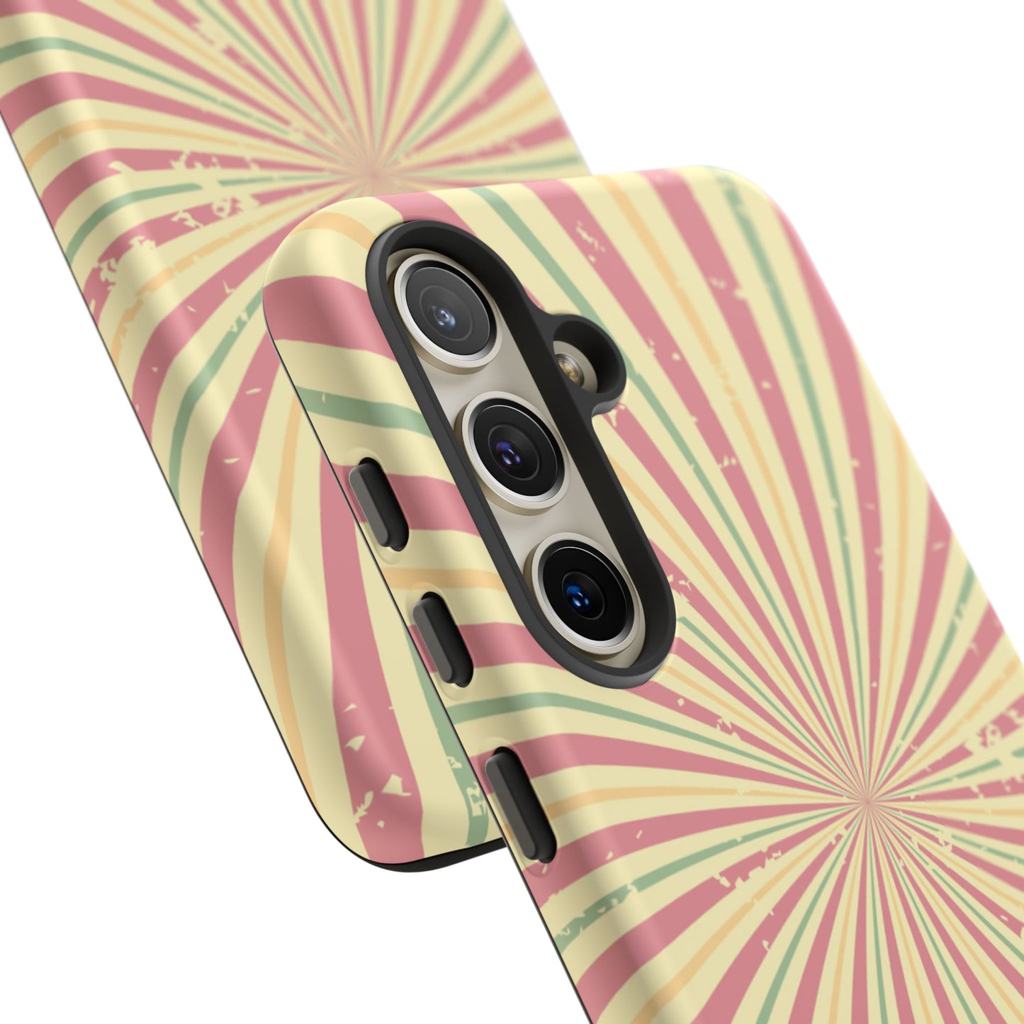 Retro Spiral odolný obal na telefon – barevný design pro trendsettery