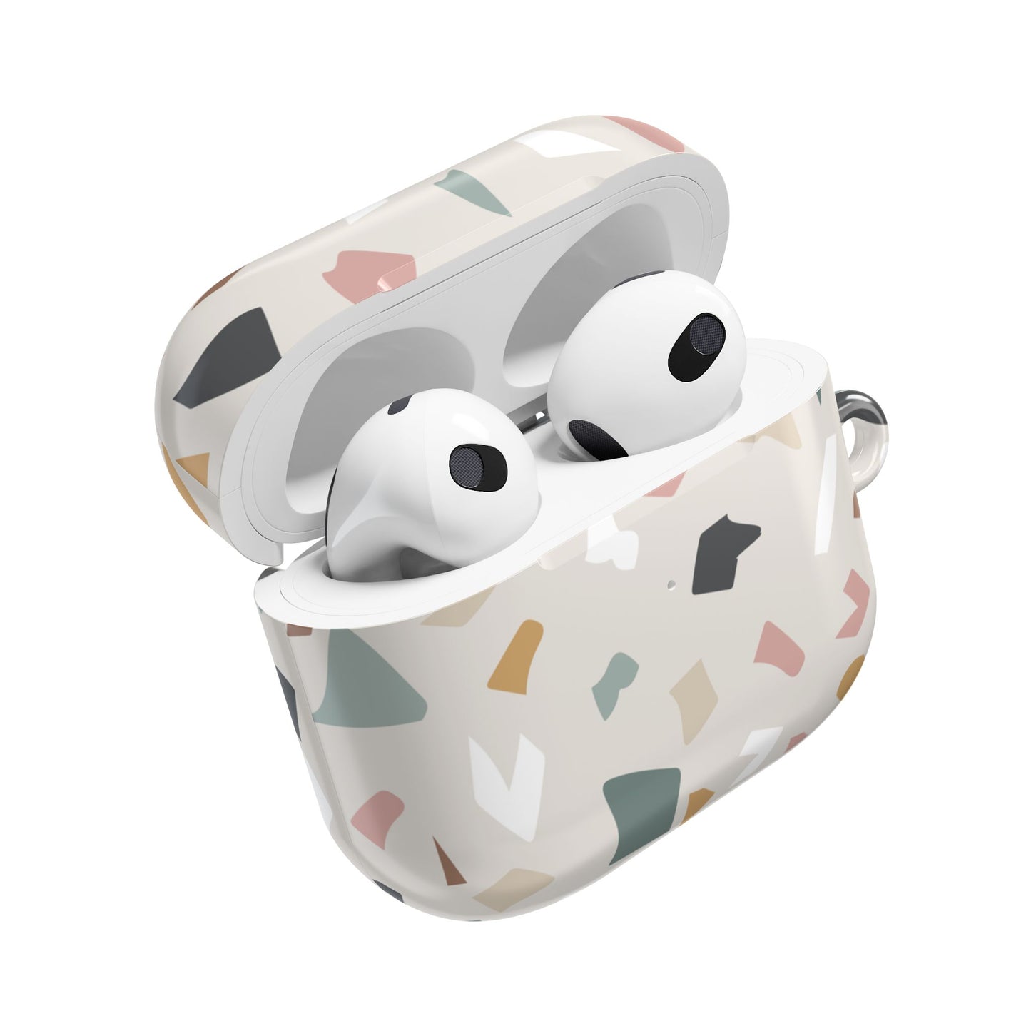 Stylový terrazzo kryt na AirPods – trendy doplněk pro každodenní použití