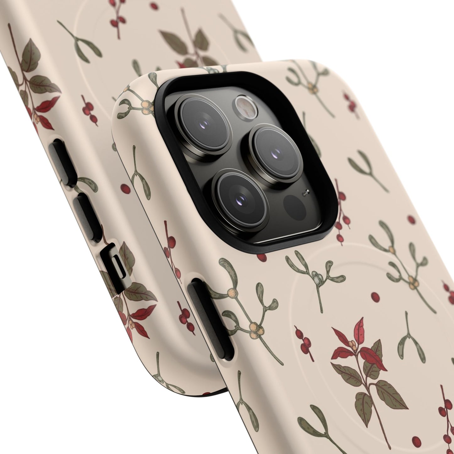 Odolný magnetický kryt na mobil – stylový doplněk, ochrana telefonu, originální dárek pro ni, zimní design