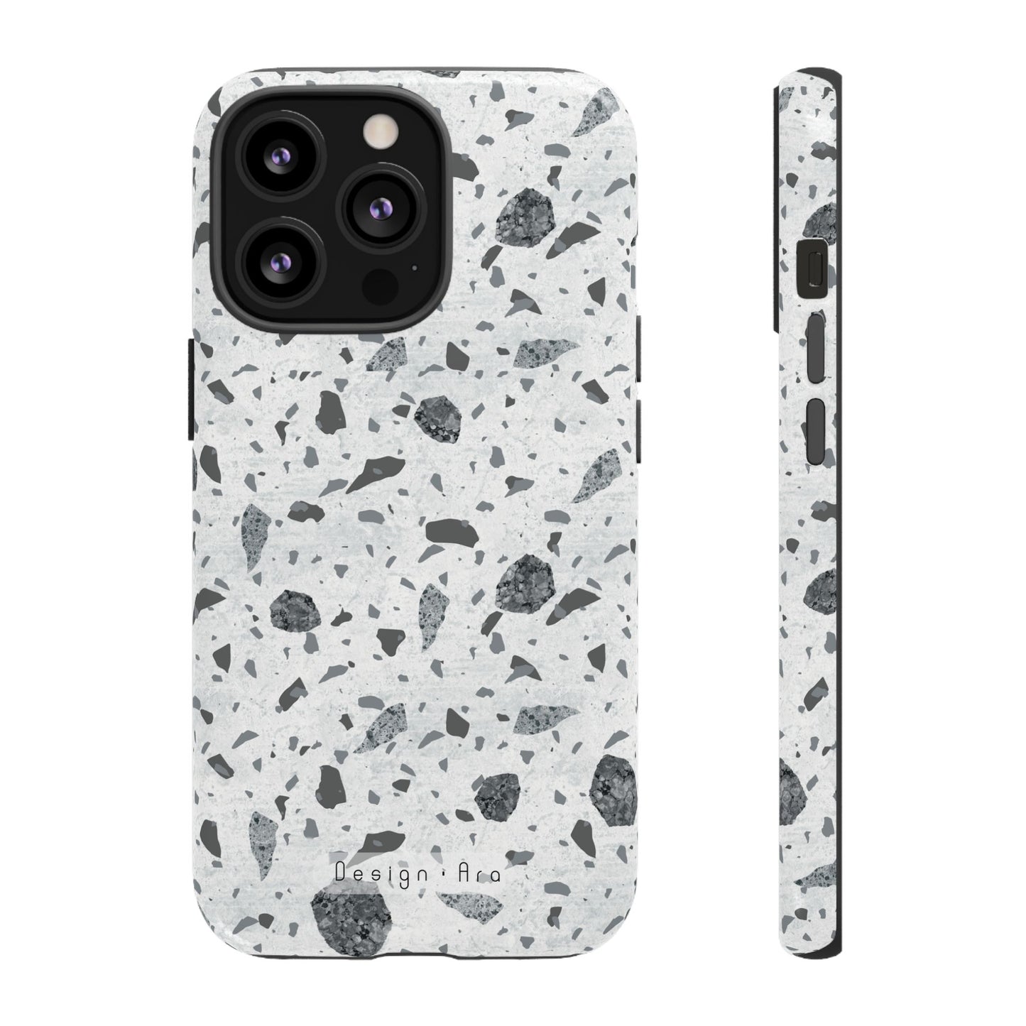 Moderní Terrazzo kryt na telefon – odolný ochranný obal