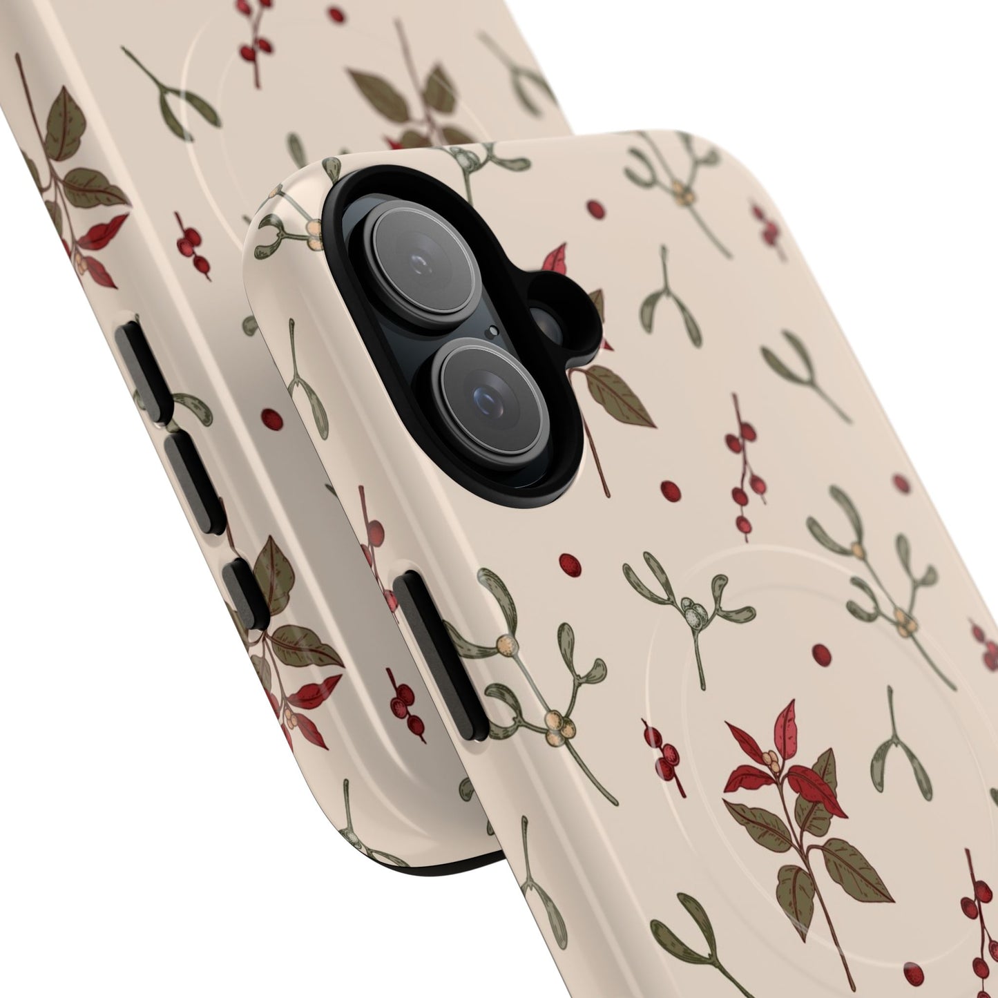 Odolný magnetický kryt na mobil – stylový doplněk, ochrana telefonu, originální dárek pro ni, zimní design