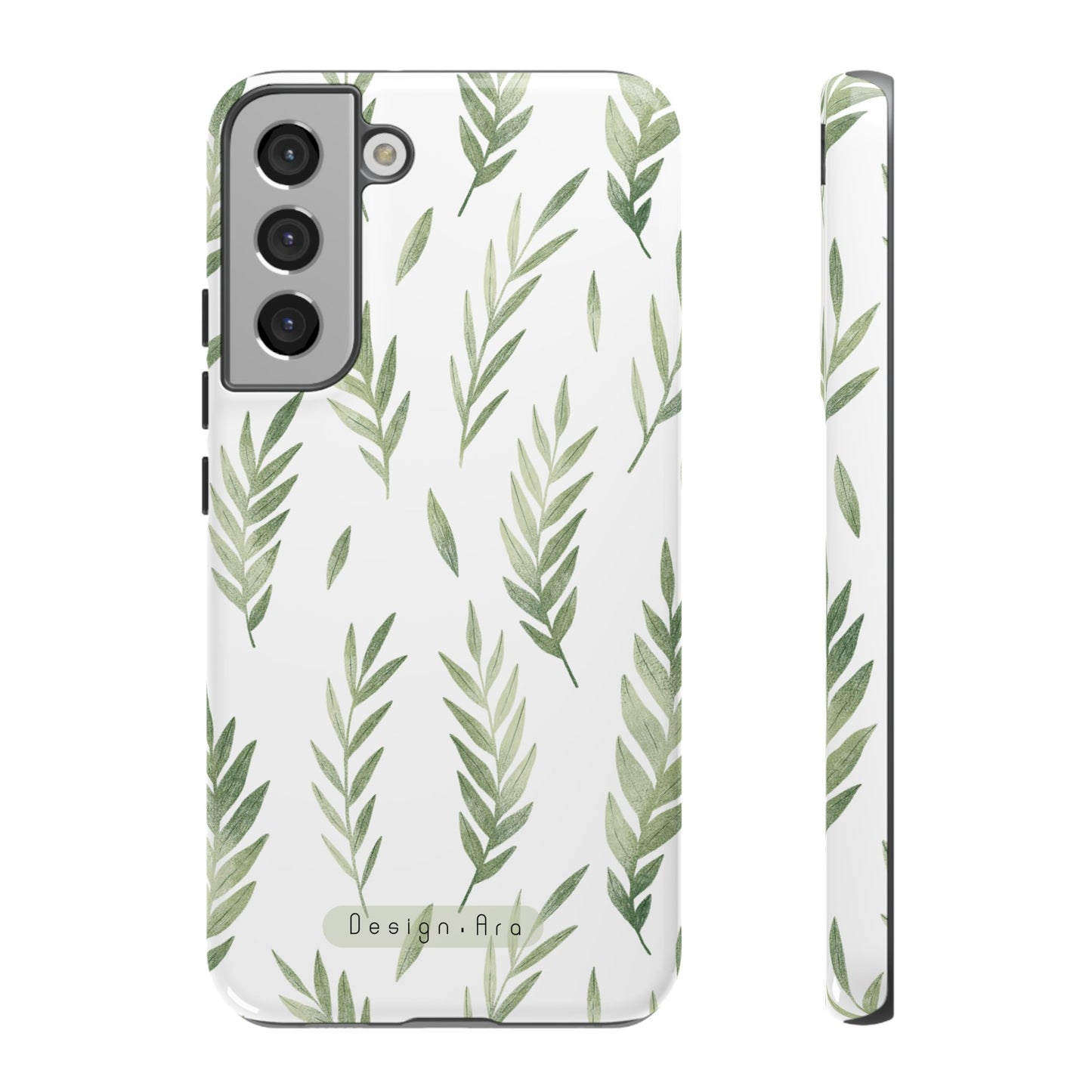Přírodní kryt na telefon – odolné pouzdro s listovým designem
