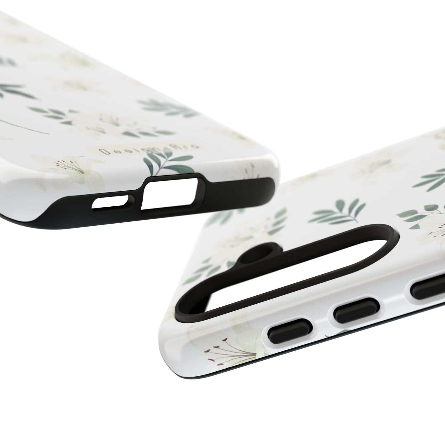 Odolný květinový kryt na telefon – Pevná ochrana s elegantním designem
