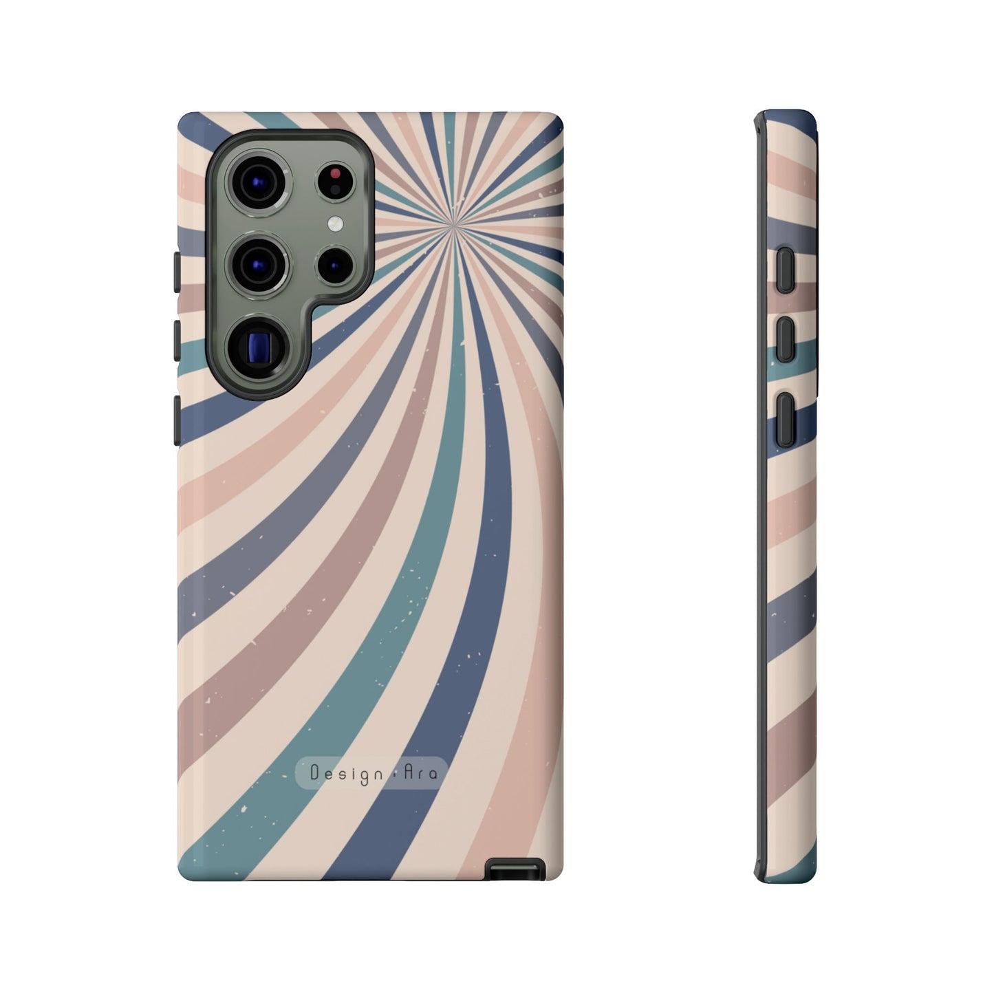 Retro Spiral obal na telefon – odolný a stylový
