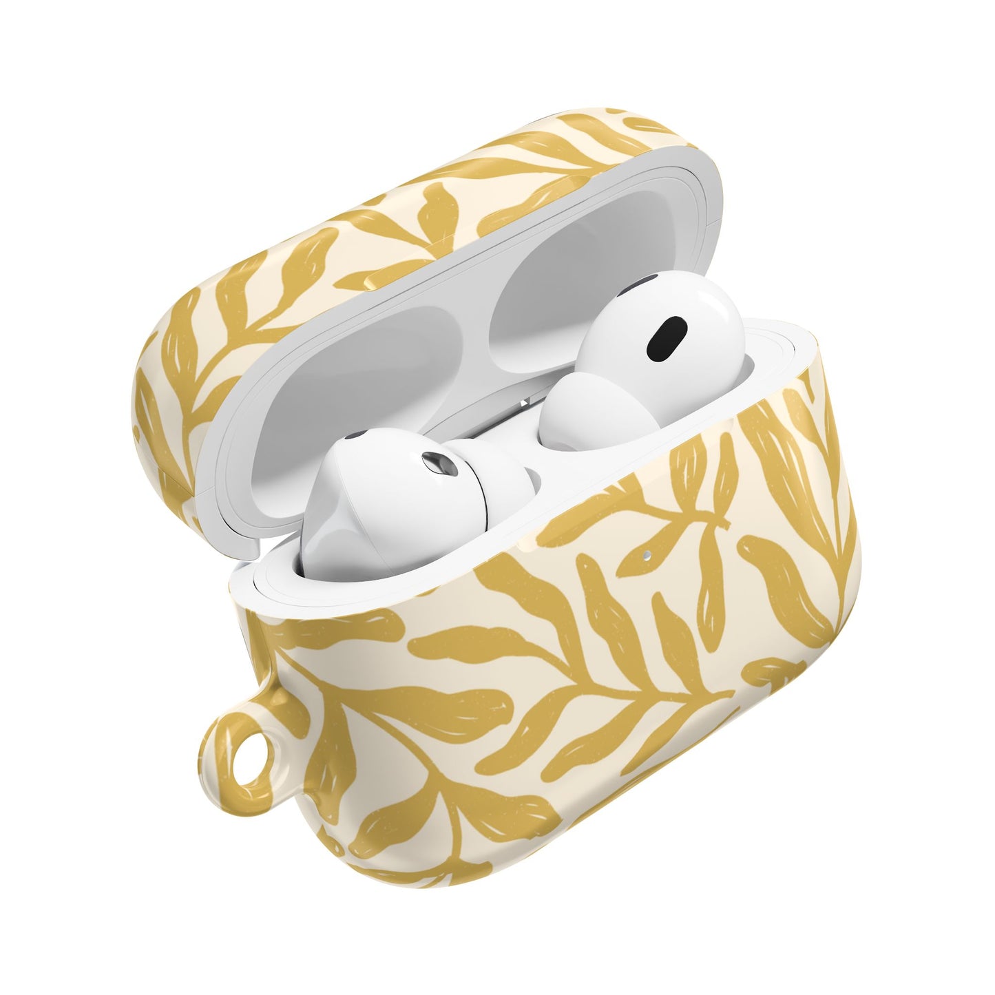 Elegantní květinový kryt na AirPods – stylová ochrana pro sluchátka