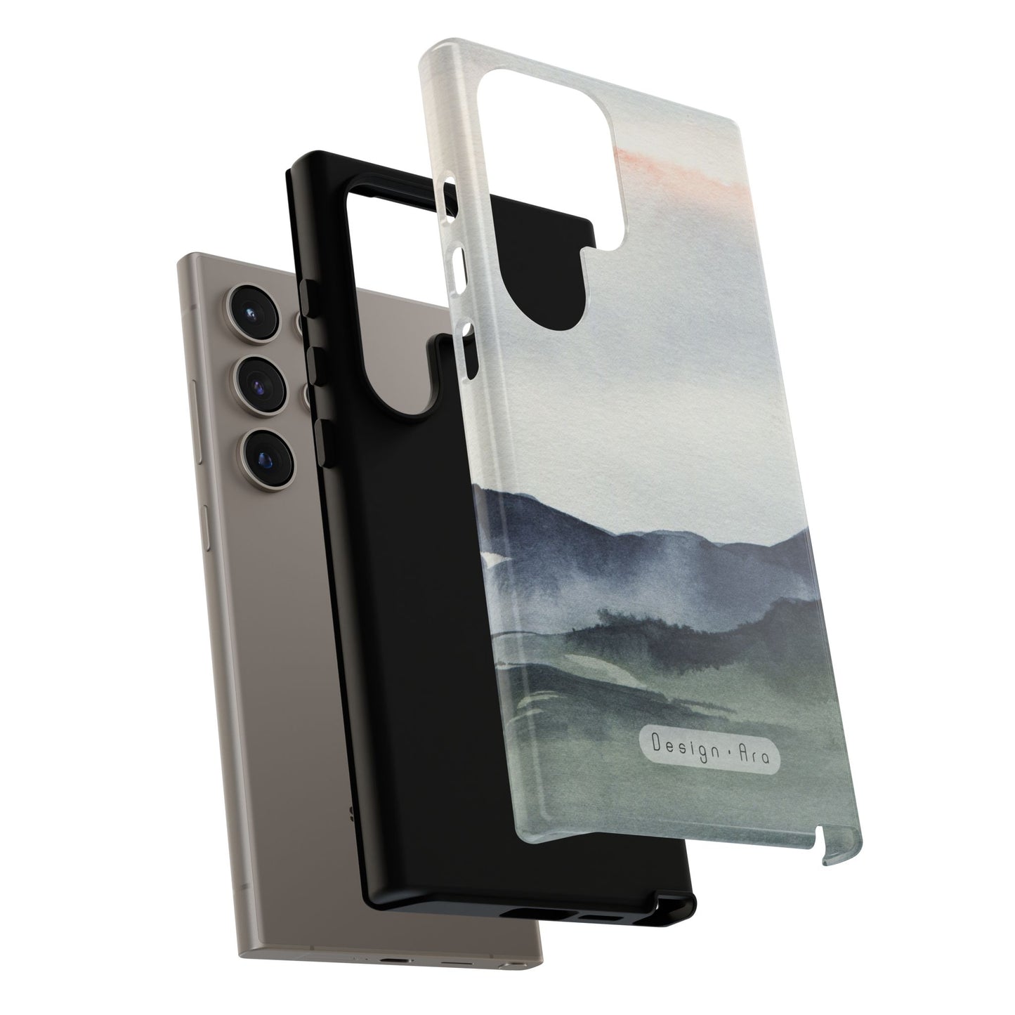 Odolný přírodní obal na iPhone – design horské krajiny