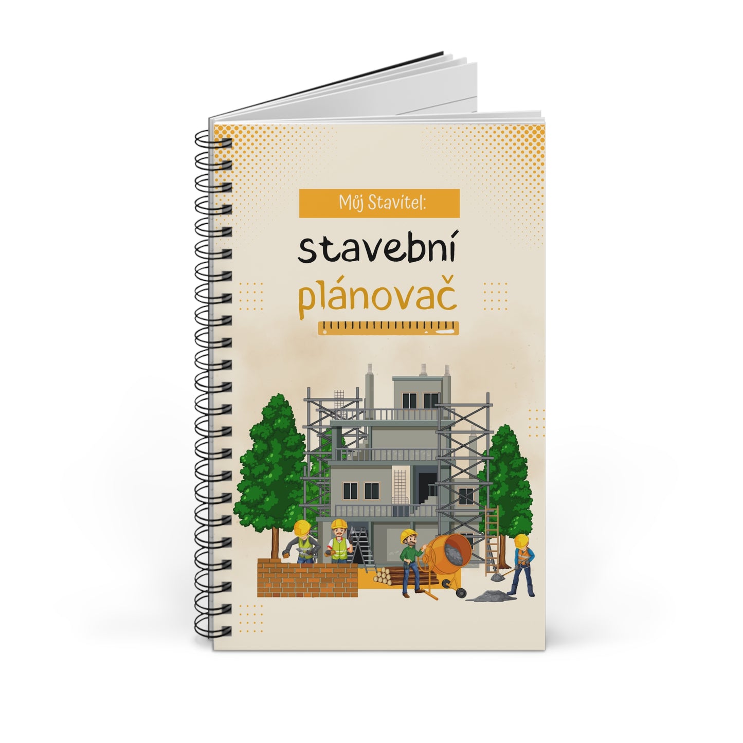 Stavitelův plánovač | Praktický zápisník pro organizaci stavebního projektu