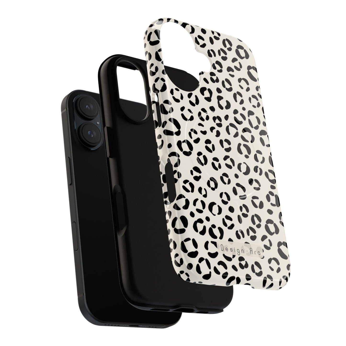 Magnetický MagSafe kryt na mobil s leopardím vzorem | Stylová ochrana, trendy zvířecí design