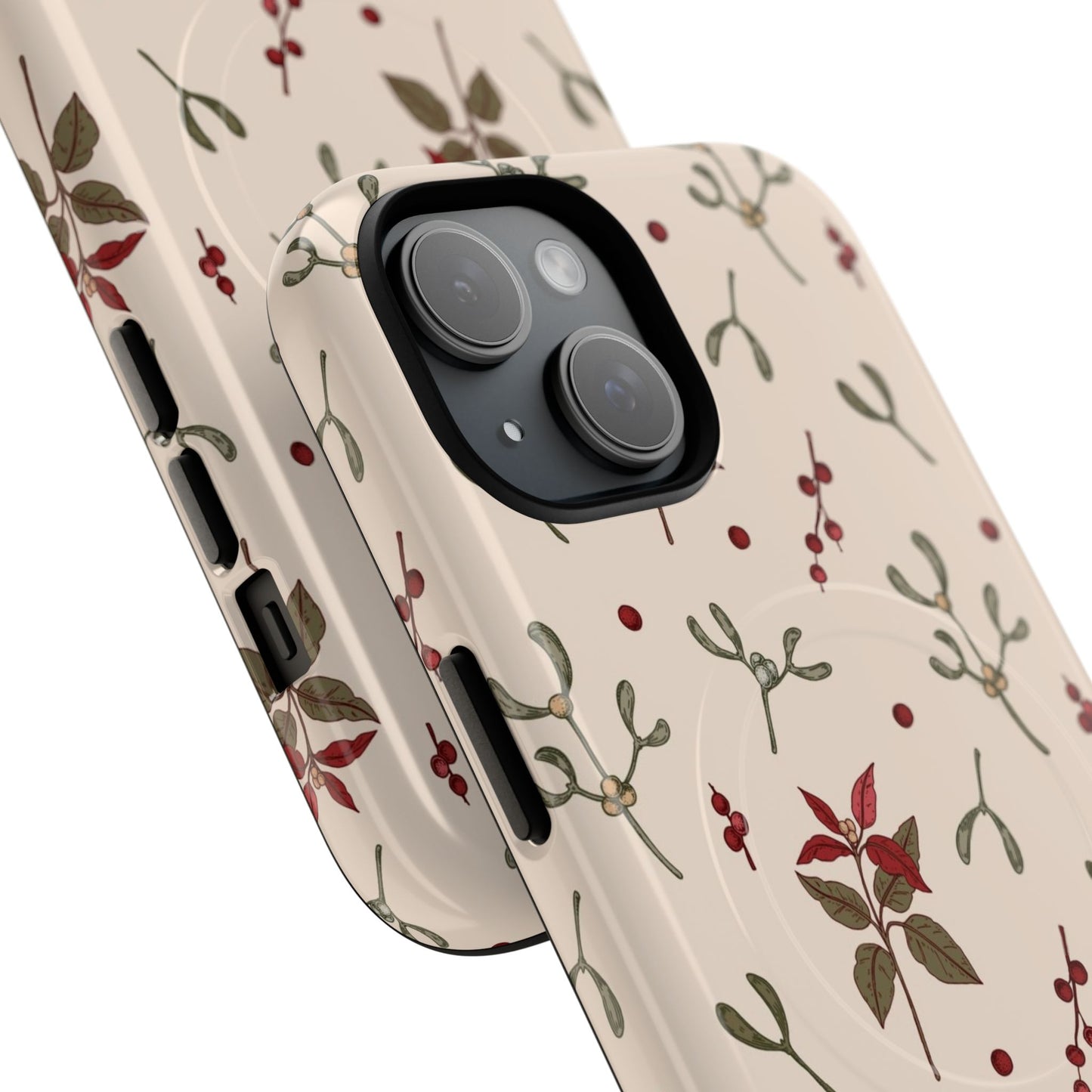 Odolný magnetický kryt na mobil – stylový doplněk, ochrana telefonu, originální dárek pro ni, zimní design