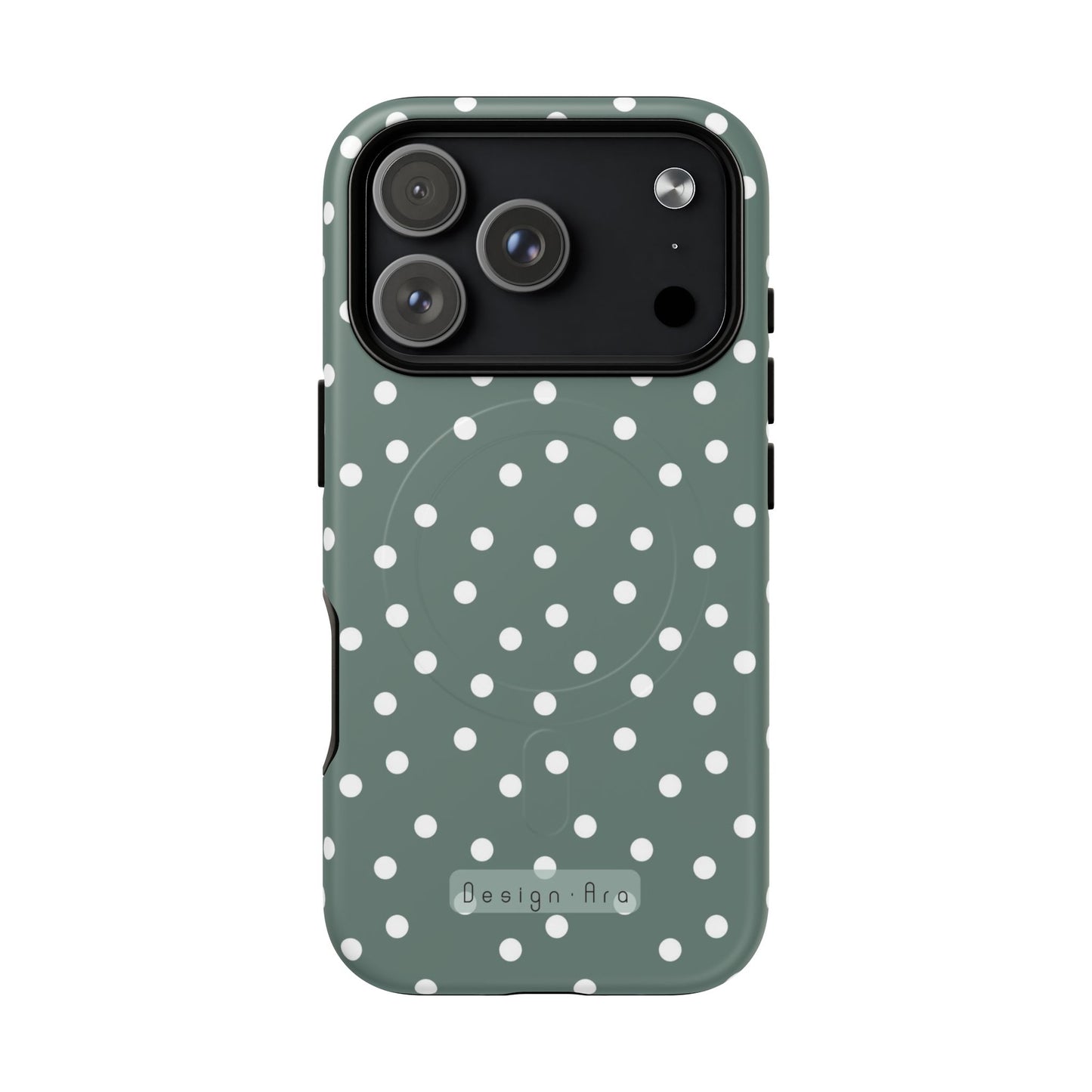 Magnetický kryt na mobil s puntíky | Odolný design, stylová ochrana, originální dárek pro ženy