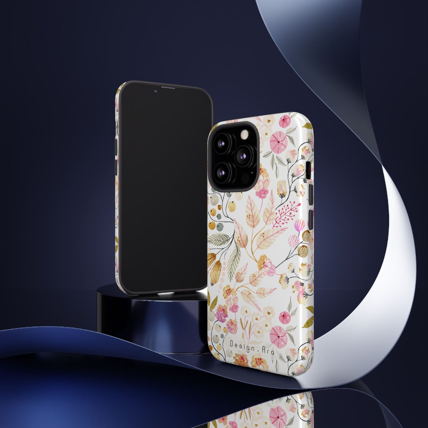 Odolný telefonní kryt s květinovým vzorem – Pevná a stylová ochrana