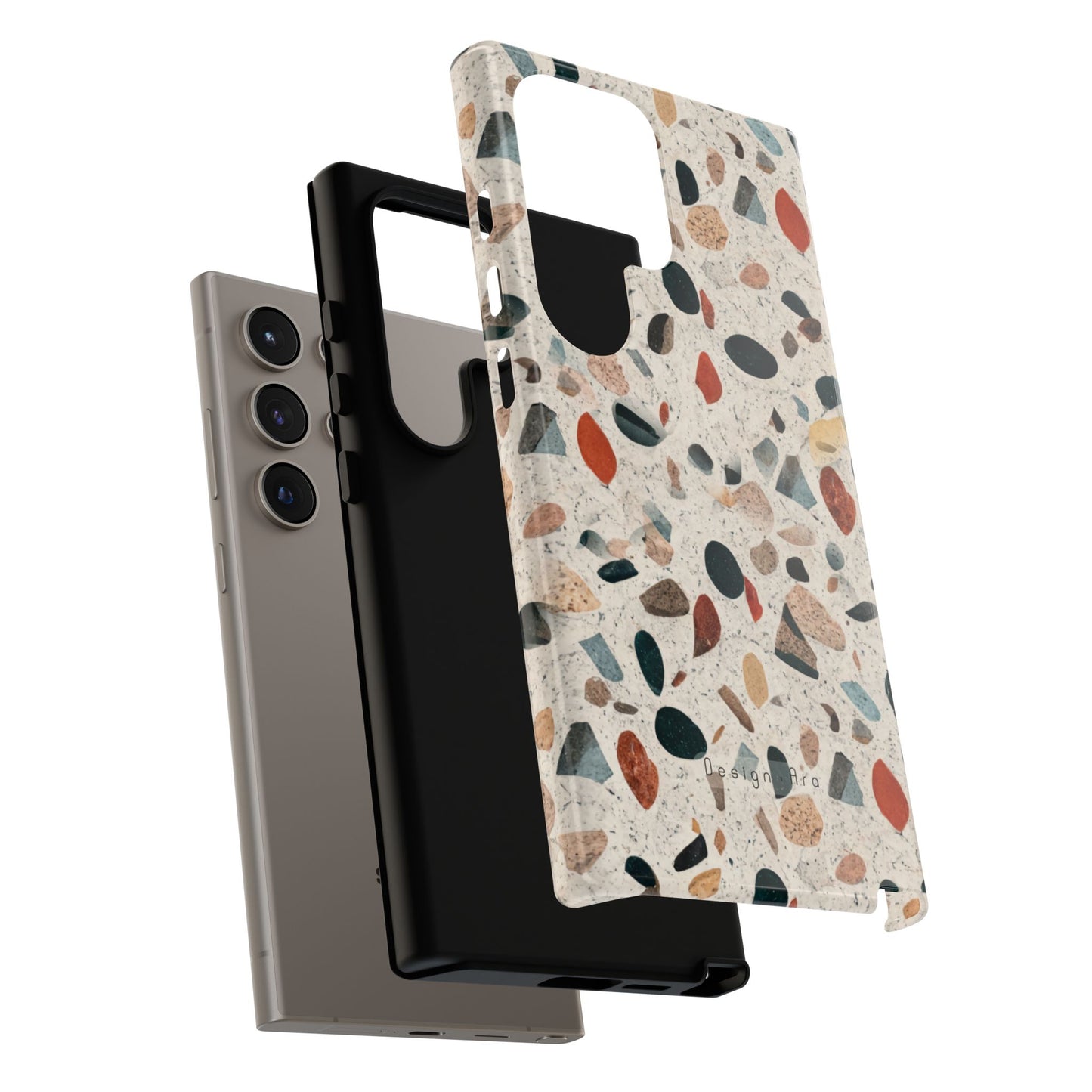 Terrazzo obal na telefon – stylová a odolná ochrana pro každodenní použití