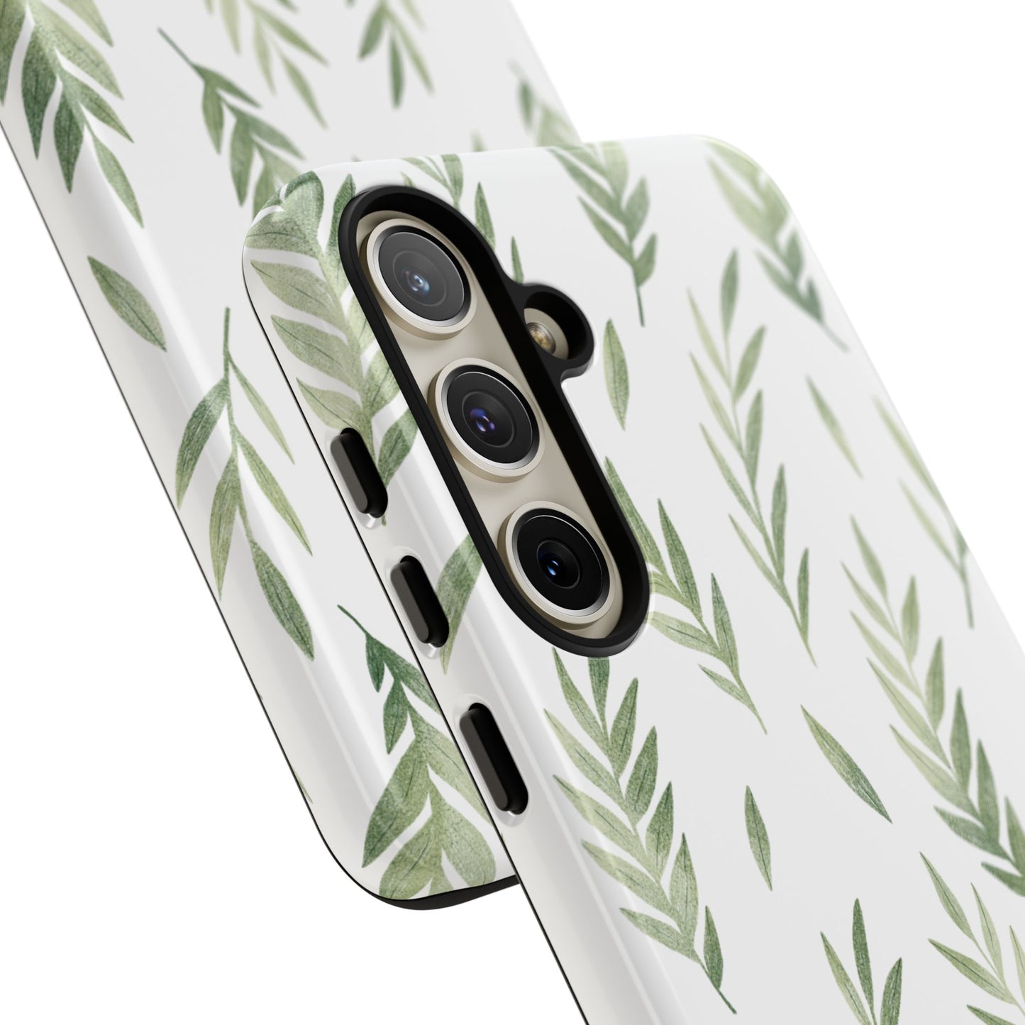 Přírodní kryt na telefon – odolné pouzdro s listovým designem