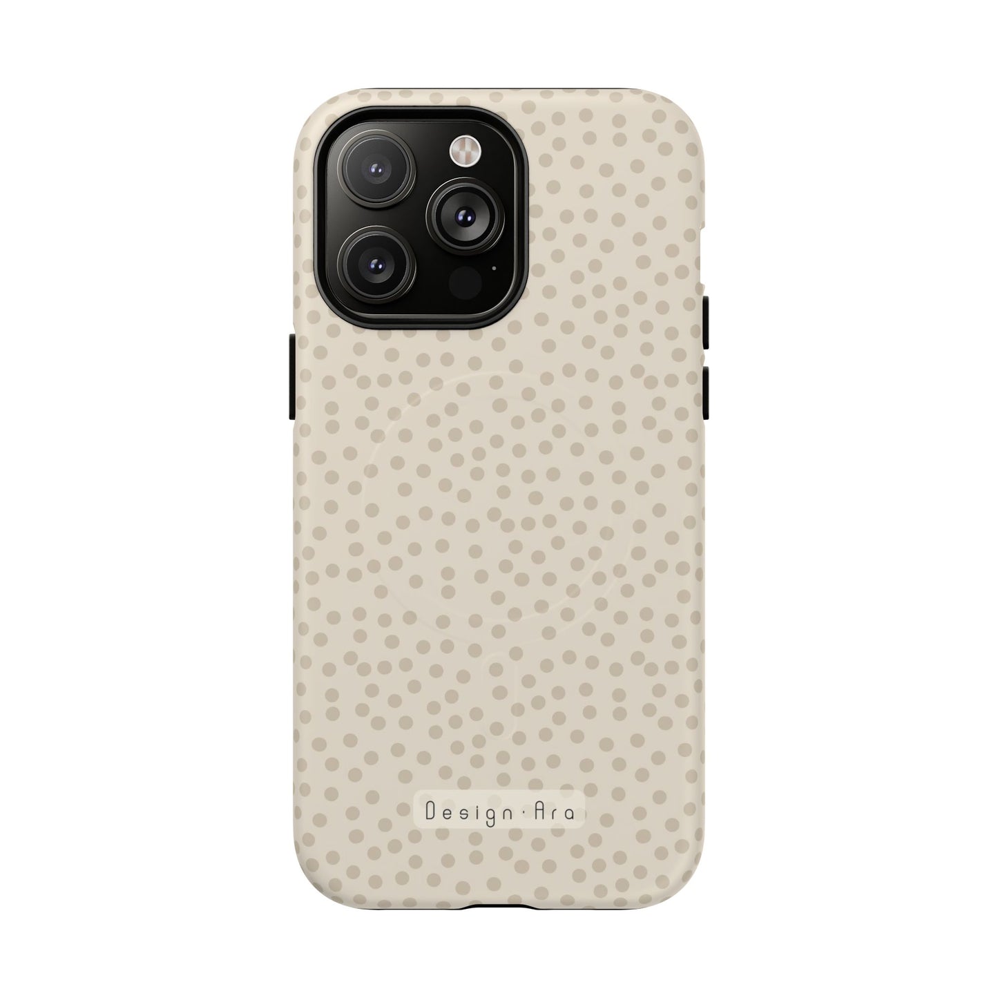 Magnetický kryt na mobil s puntíky | Odolný design, stylová ochrana, originální dárek pro ženy