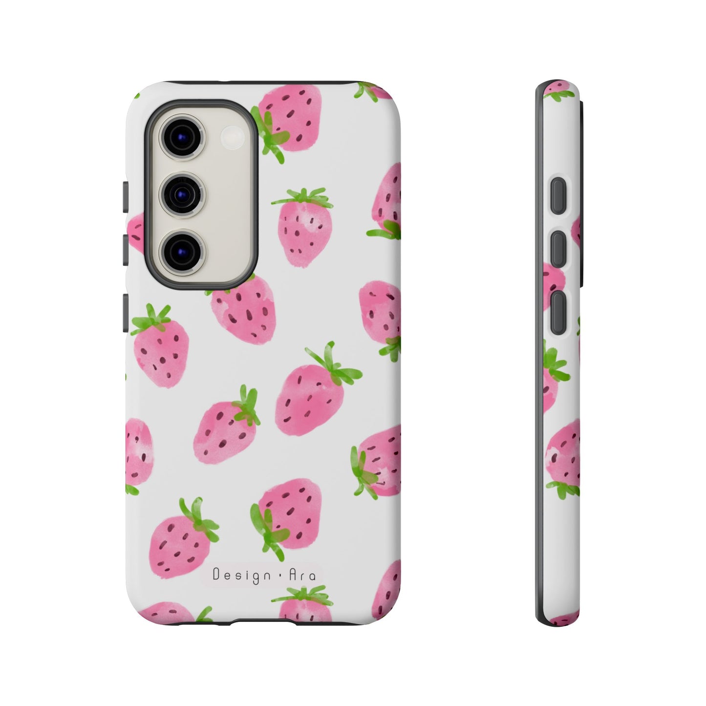 Jahodový kryt na telefon – roztomilé odolné kryty pro milovníky ovoce