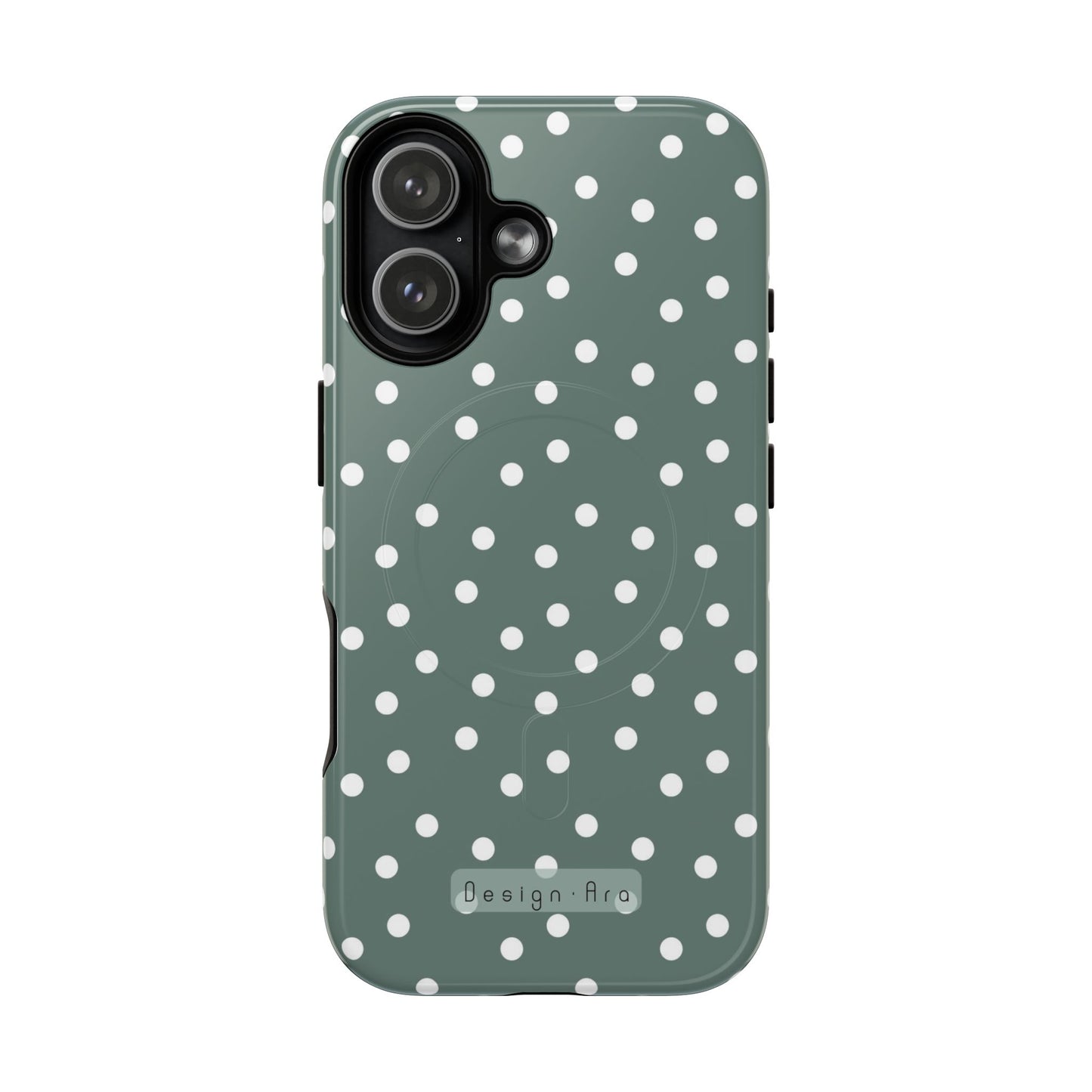 Magnetický kryt na mobil s puntíky | Odolný design, stylová ochrana, originální dárek pro ženy