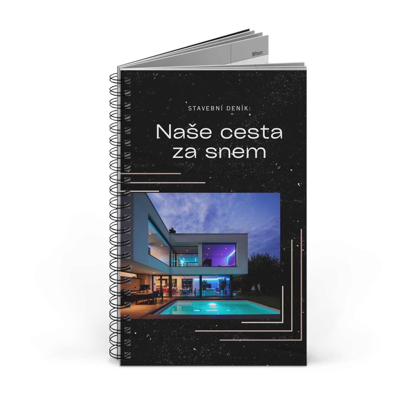 „Naše cesta za snem“ | Zápisník pro plánování vysněného domova