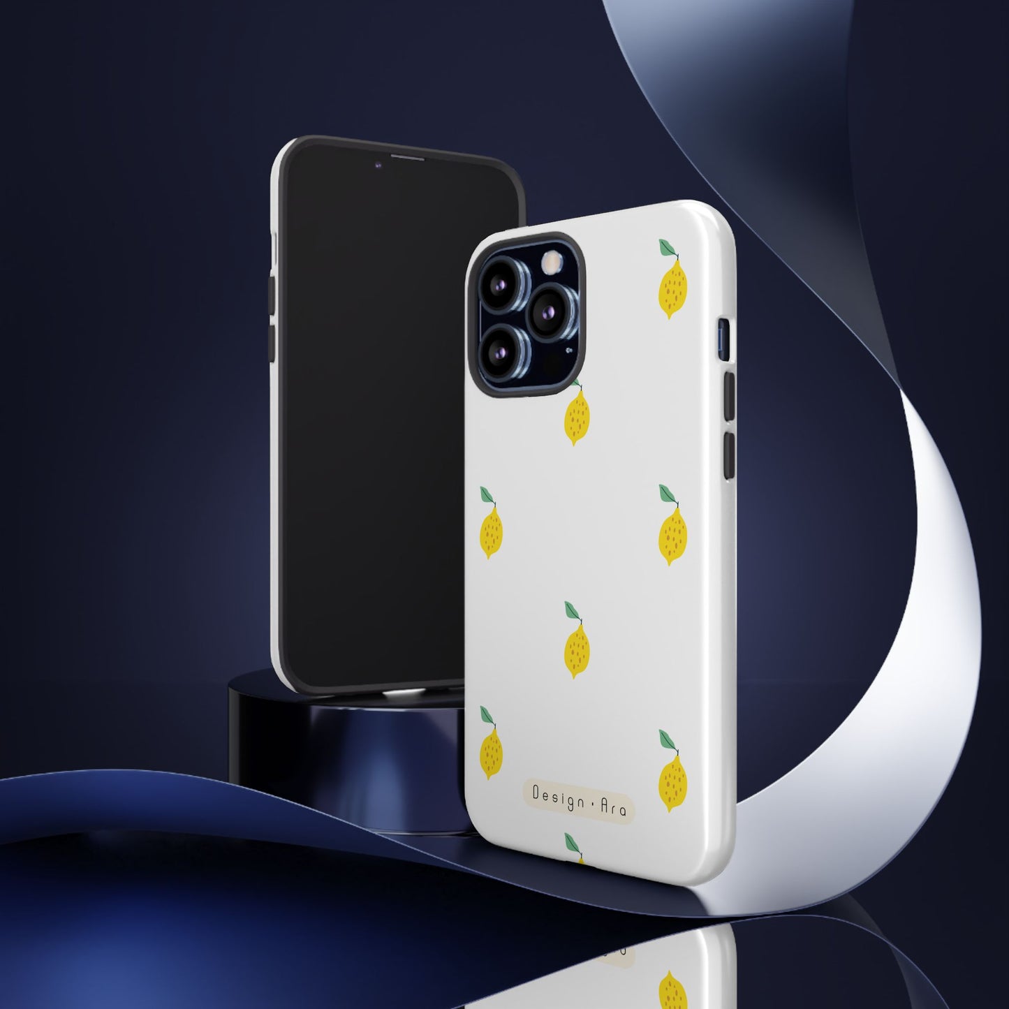 Citrónový vzorovaný kryt na telefon – odolná a stylová ochrana