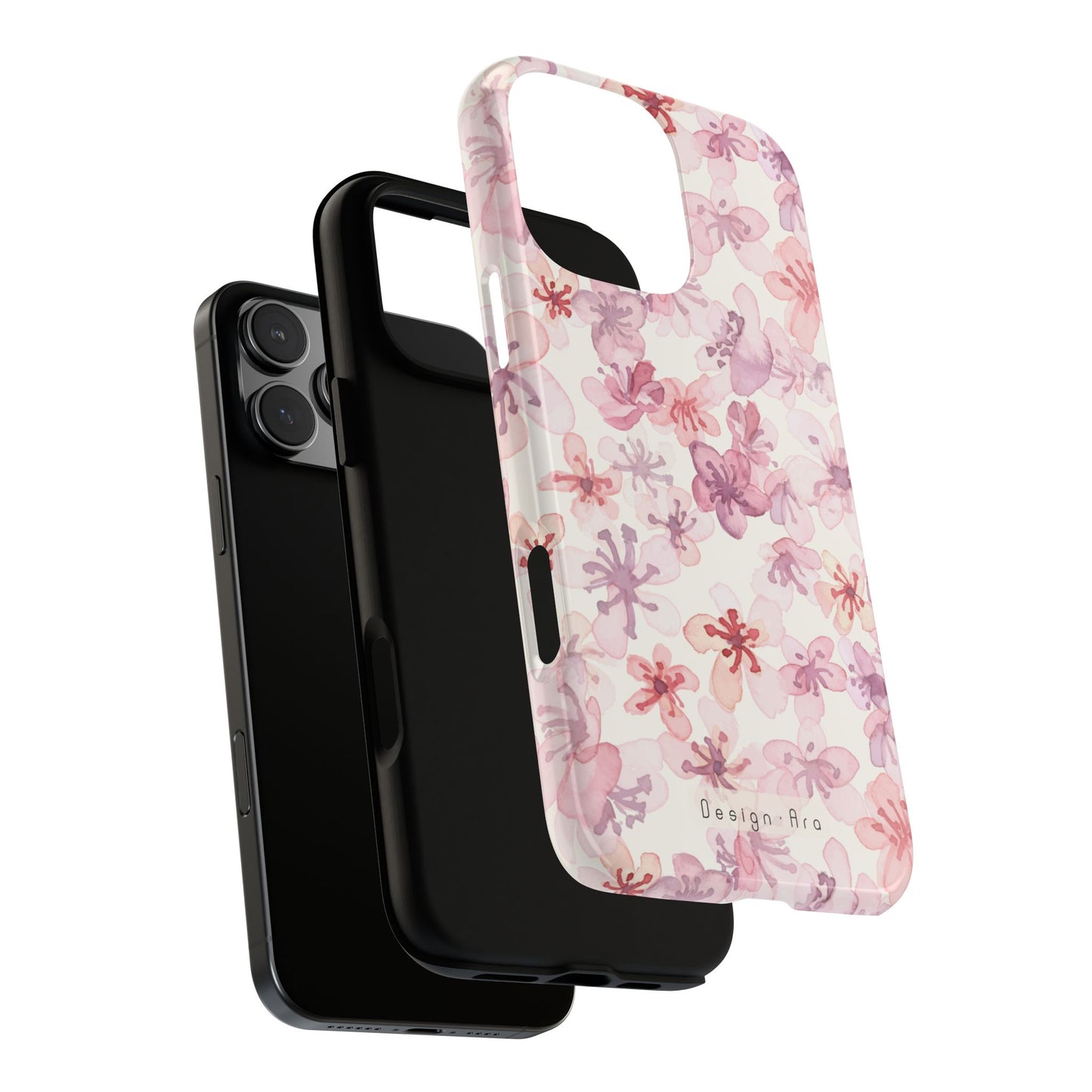 Květinový obal na telefon – Odolný kryt s elegantním motivem