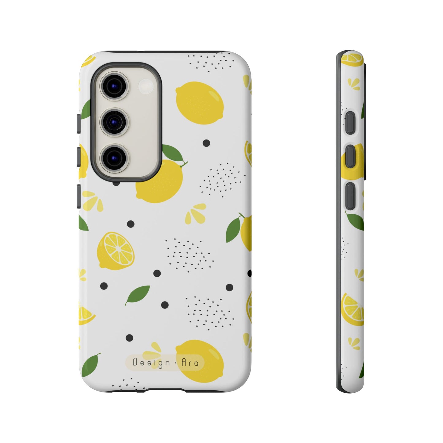 Kryt na telefon s citronovým vzorem – Odolný a stylový