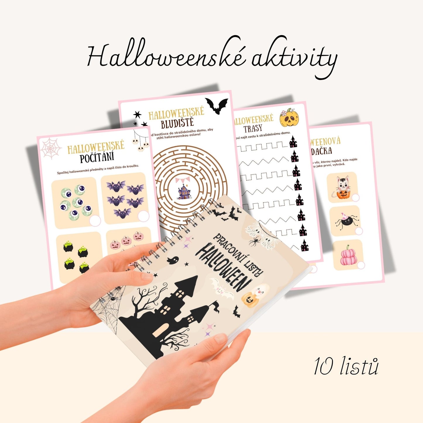 Halloweenské listy (10+ obálka, PDF ke stažení)