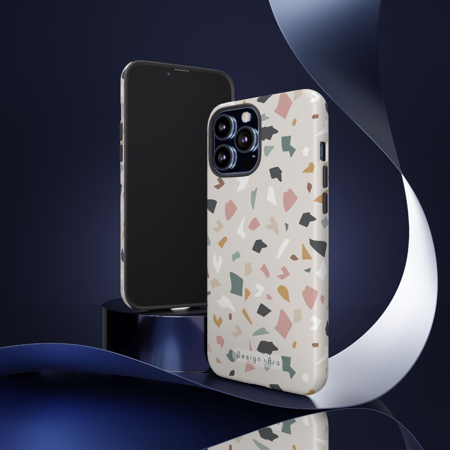 Stylové a trvanlivé pouzdro na telefon s moderním abstraktním designem