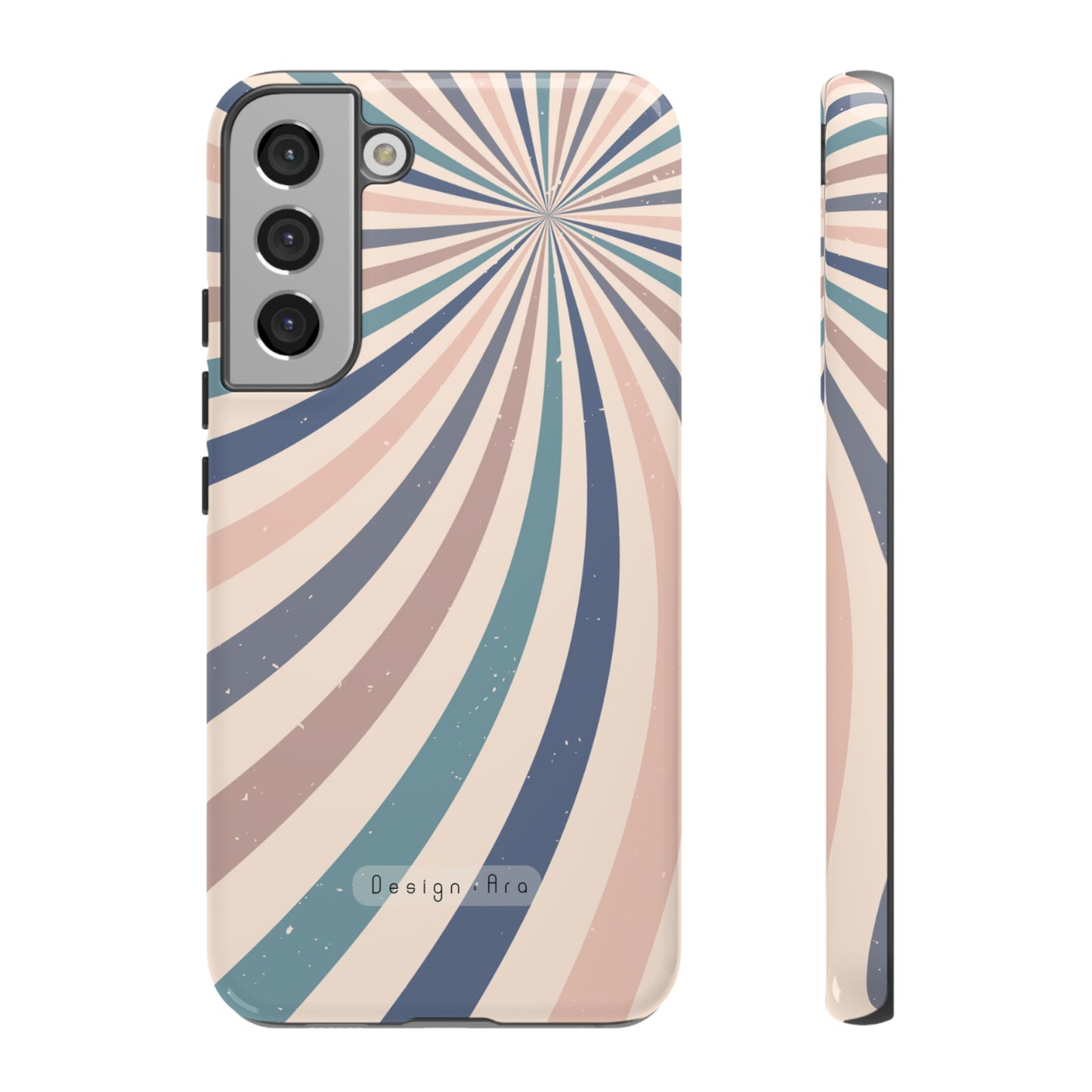 Retro Spiral obal na telefon – odolný a stylový