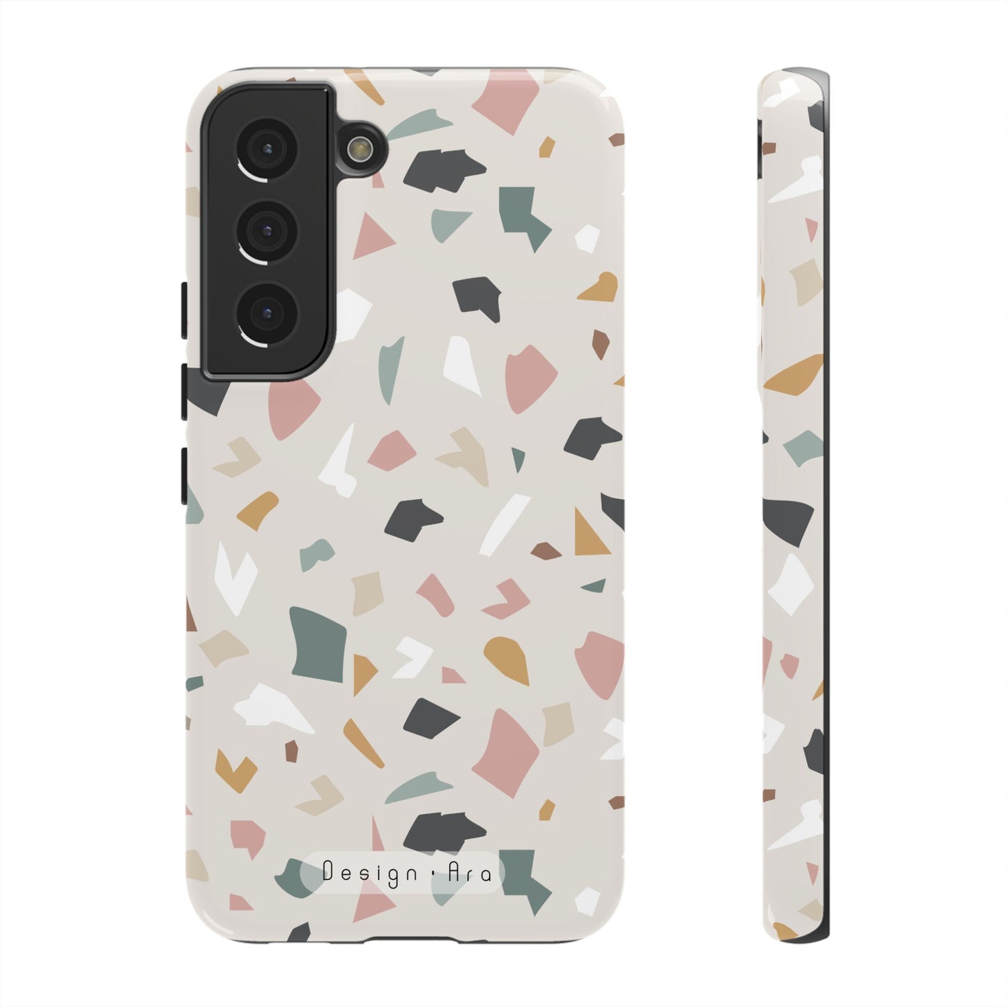 Stylové a trvanlivé pouzdro na telefon s moderním abstraktním designem