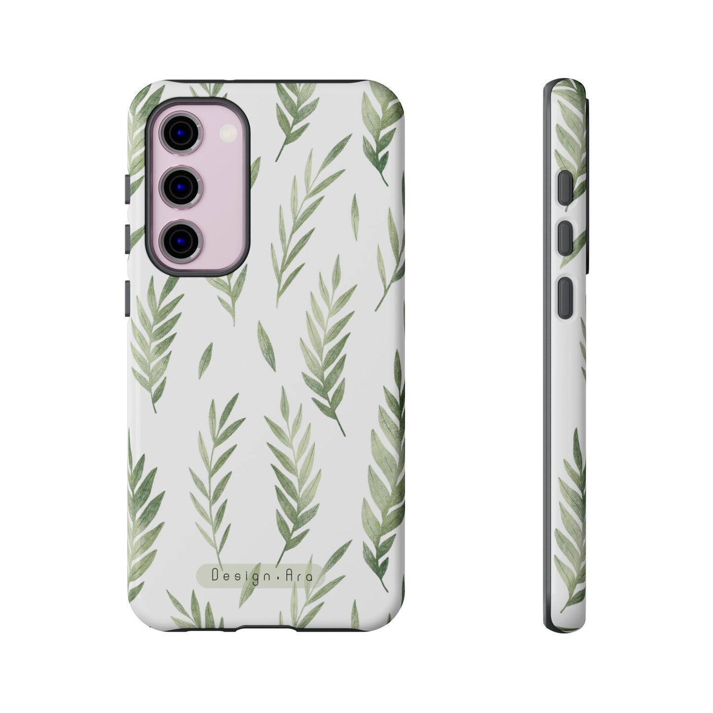Přírodní kryt na telefon – odolné pouzdro s listovým designem