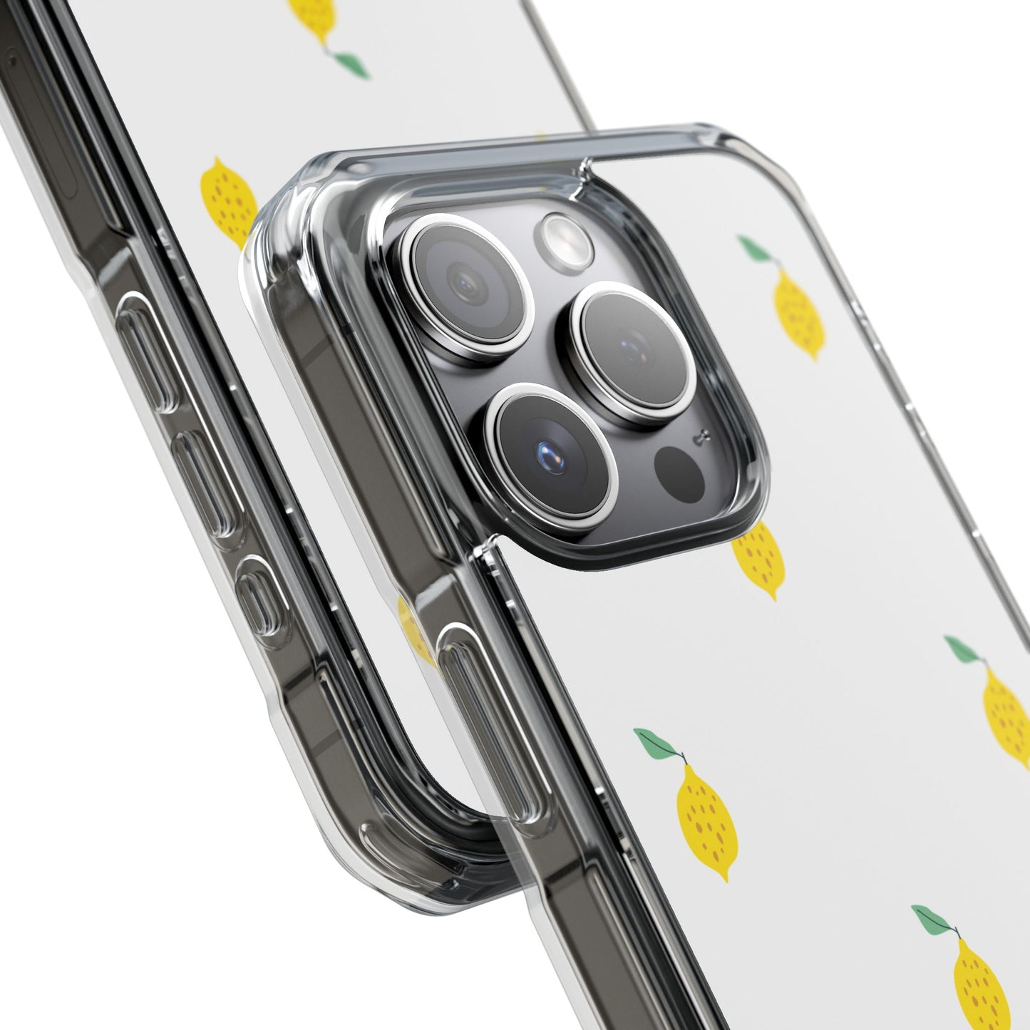 MagSafe Citrónový vzorovaný kryt na telefon – odolná a stylová ochrana