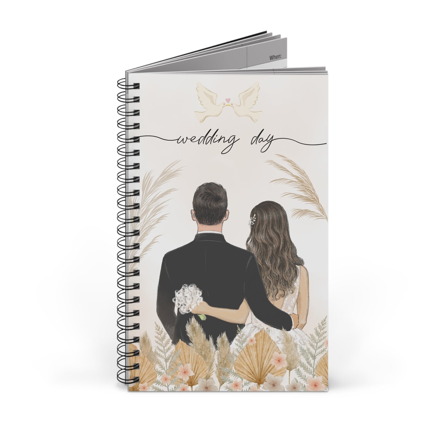 Elegantní svatební zápisník „Wedding Day“ | Plánování a vzpomínky na váš velký den