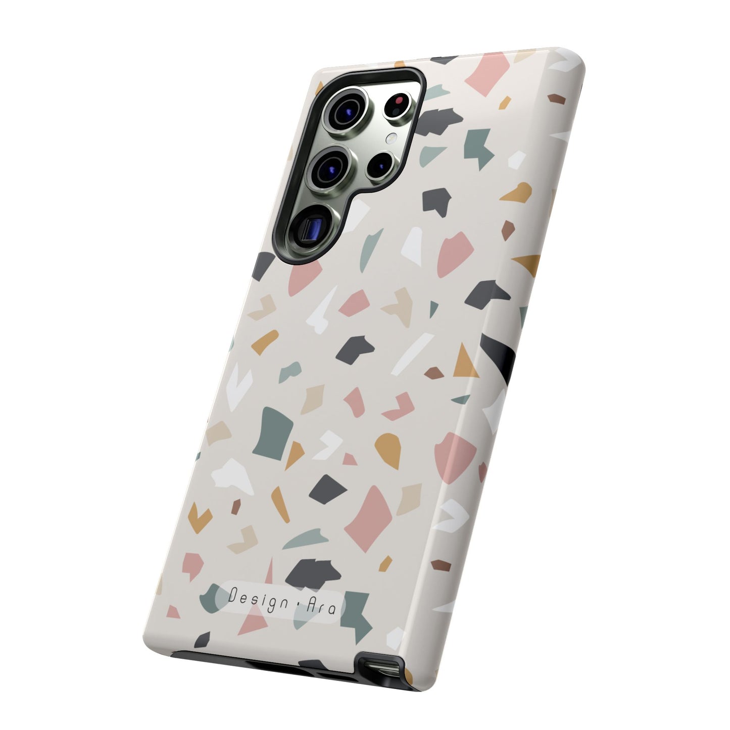 Stylové a trvanlivé pouzdro na telefon s moderním abstraktním designem