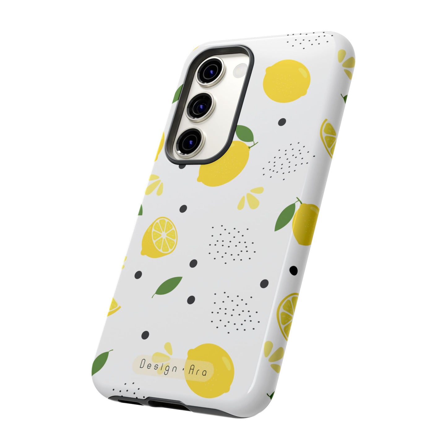 Kryt na telefon s citronovým vzorem – Odolný a stylový