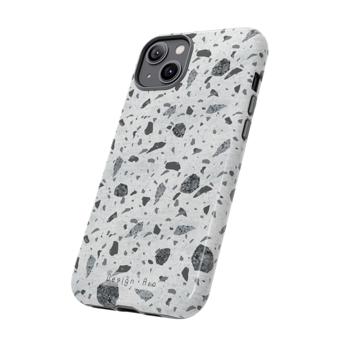 Moderní Terrazzo kryt na telefon – odolný ochranný obal