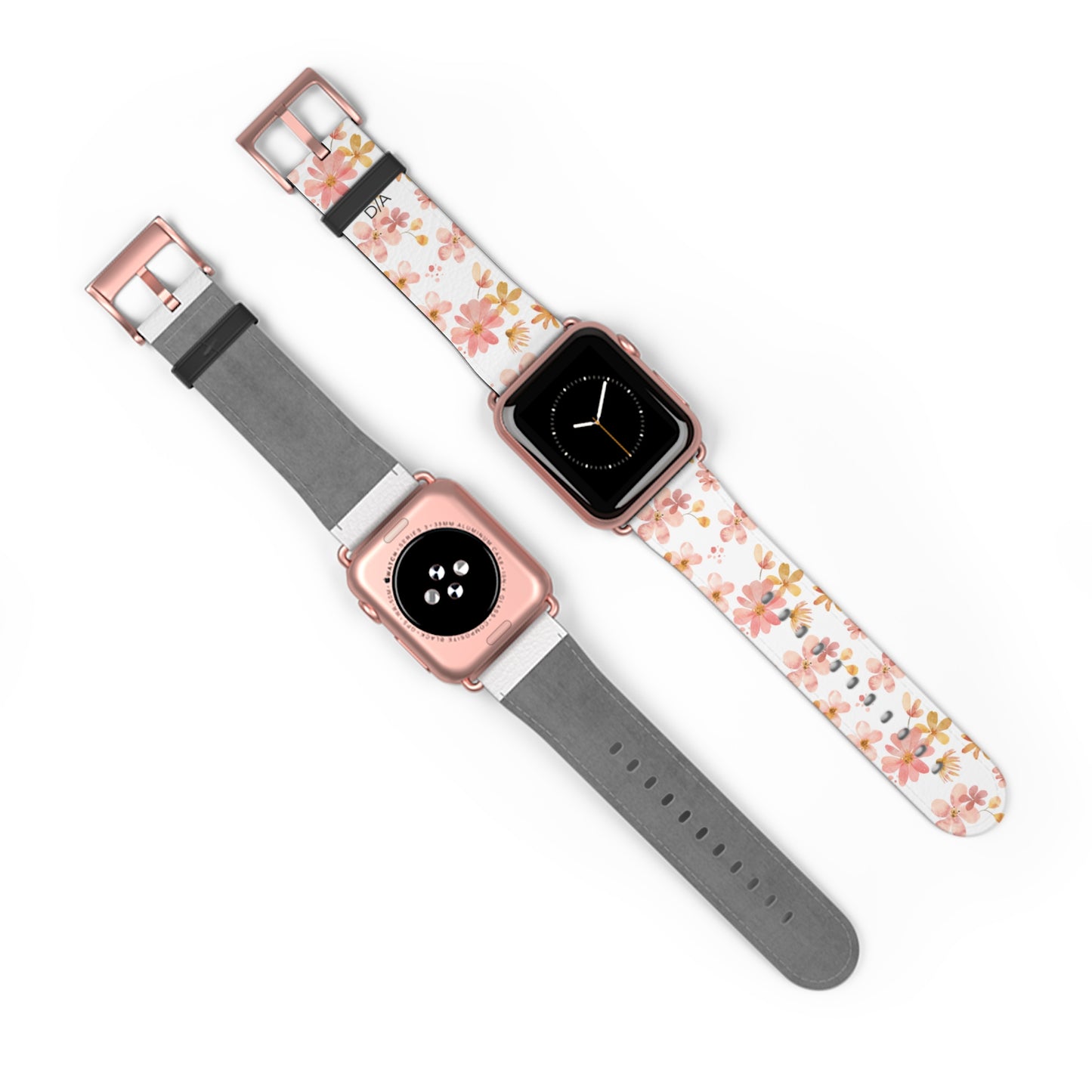 Květinový řemínek na Apple Watch – Stylový motiv kvetoucích květů