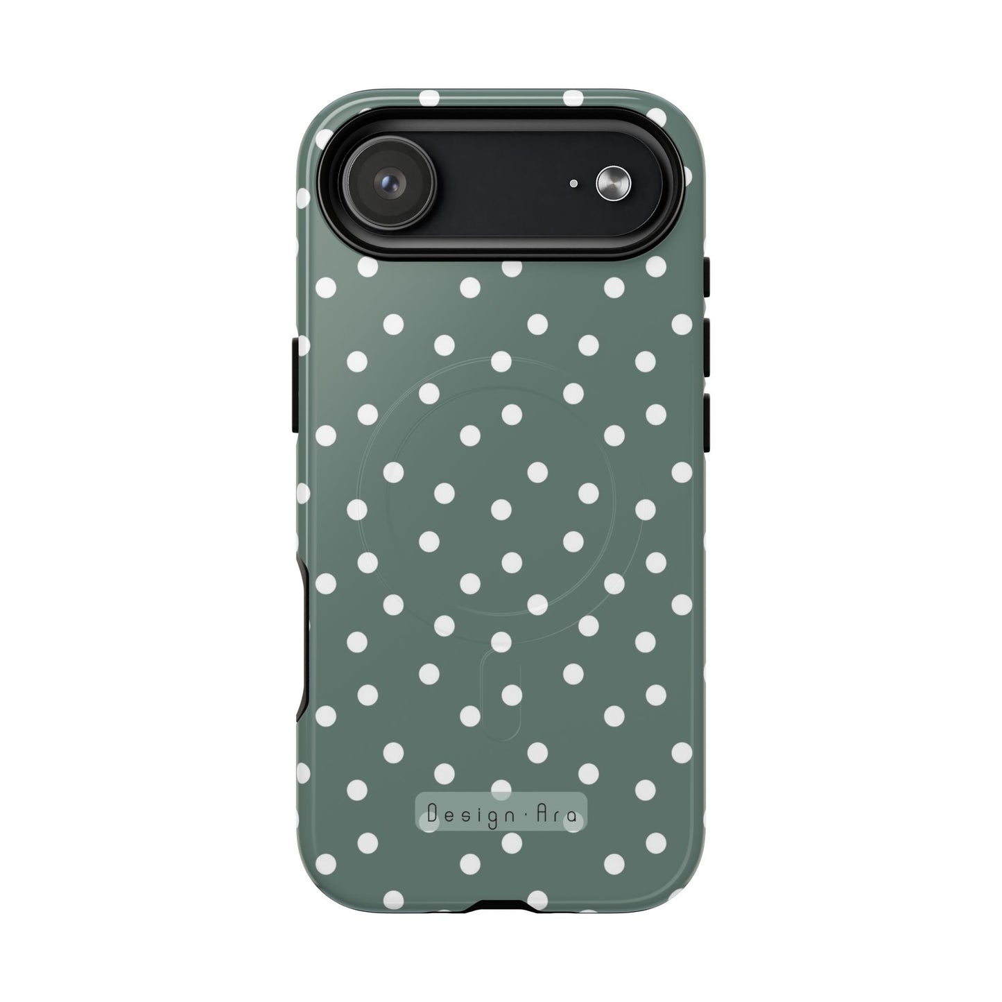 Magnetický kryt na mobil s puntíky | Odolný design, stylová ochrana, originální dárek pro ženy