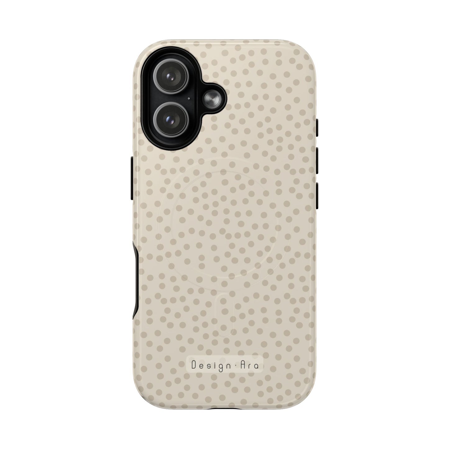 Magnetický kryt na mobil s puntíky | Odolný design, stylová ochrana, originální dárek pro ženy