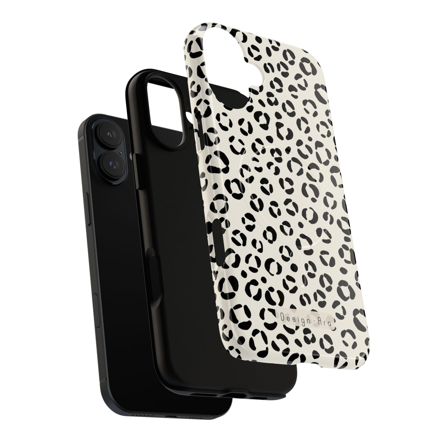 Magnetický MagSafe kryt na mobil s leopardím vzorem | Stylová ochrana, trendy zvířecí design