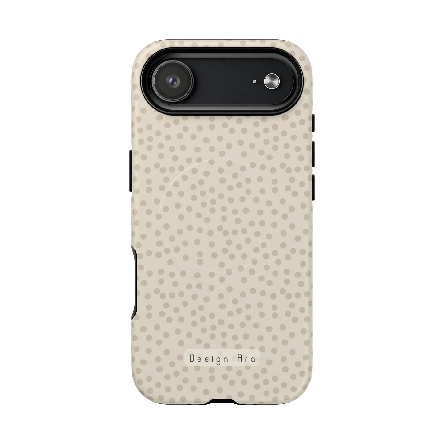 Magnetický kryt na mobil s puntíky | Odolný design, stylová ochrana, originální dárek pro ženy