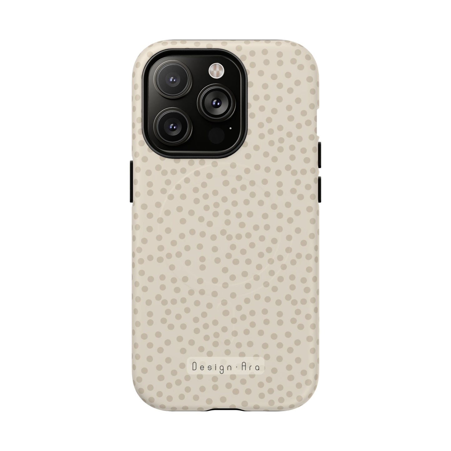 Magnetický kryt na mobil s puntíky | Odolný design, stylová ochrana, originální dárek pro ženy