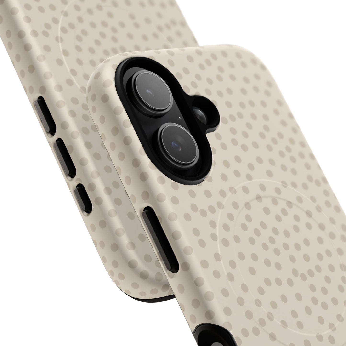 Magnetický kryt na mobil s puntíky | Odolný design, stylová ochrana, originální dárek pro ženy