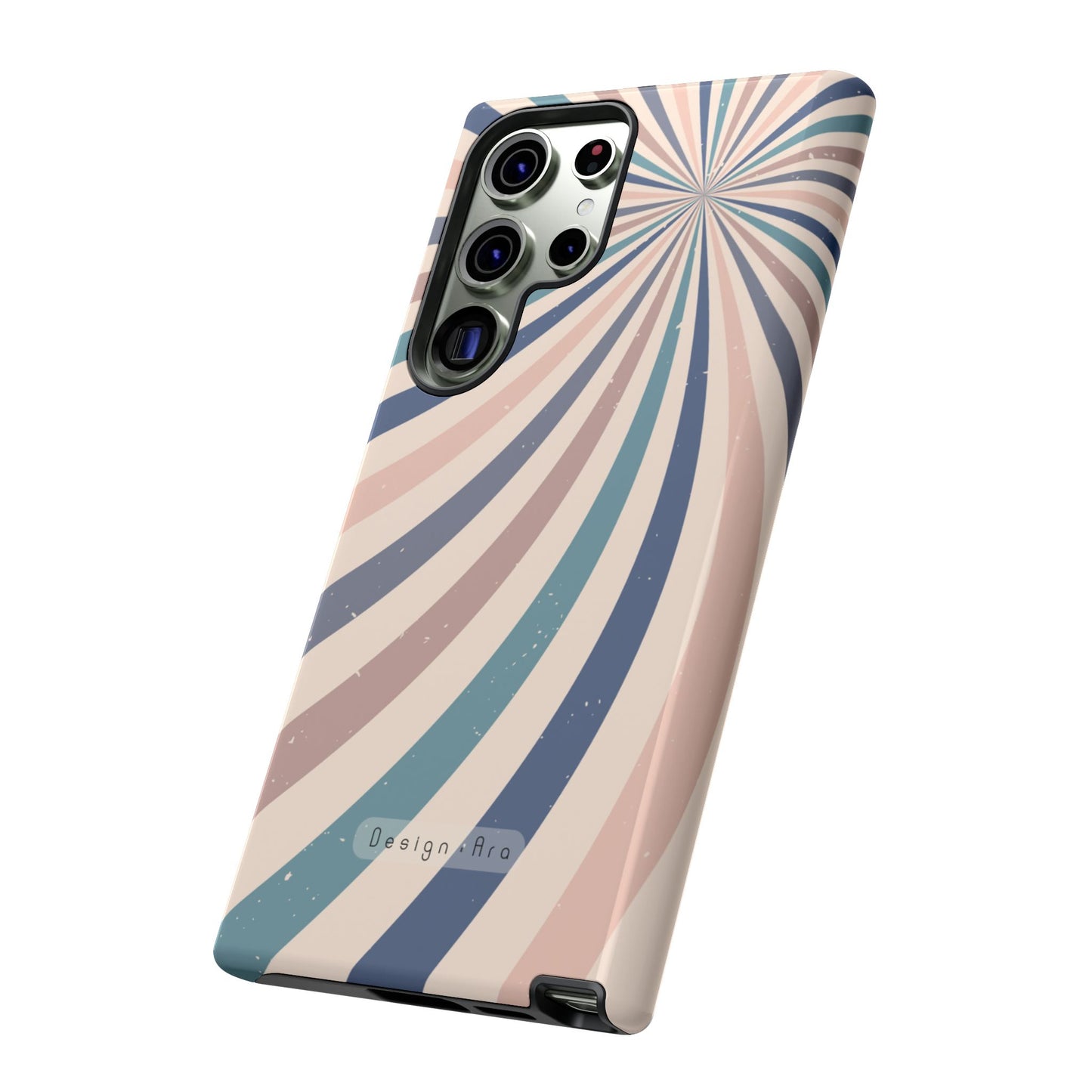 Retro Spiral obal na telefon – odolný a stylový
