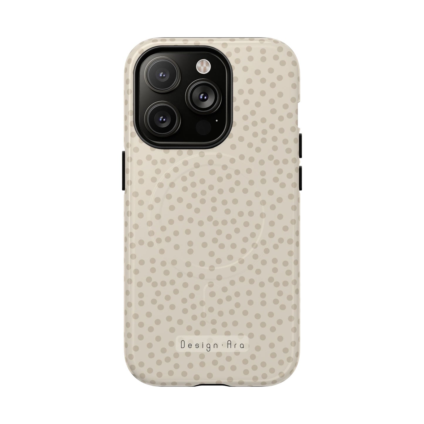 Magnetický kryt na mobil s puntíky | Odolný design, stylová ochrana, originální dárek pro ženy