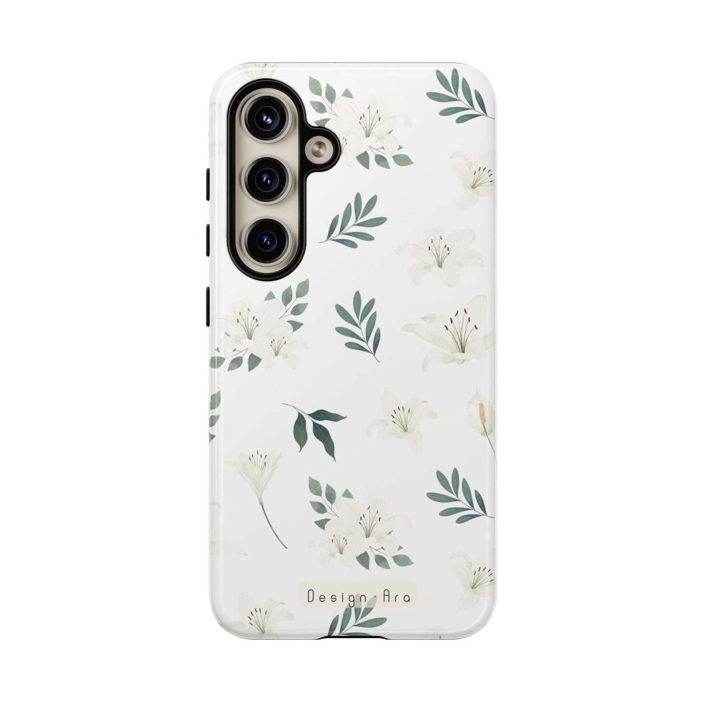 Odolný květinový kryt na telefon – Pevná ochrana s elegantním designem