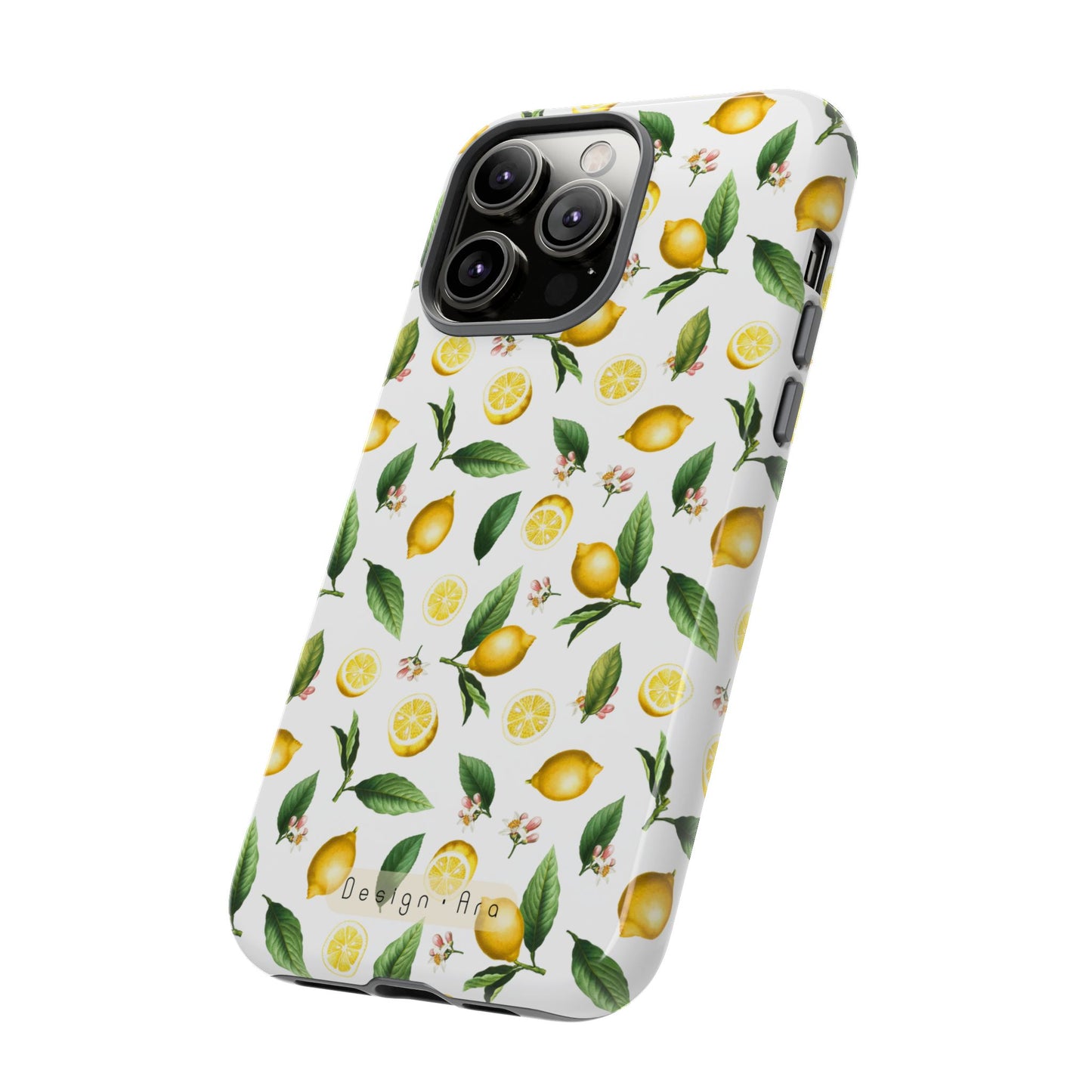 Pouzdro na telefon "Lemon Blossom" – Odolné, stylové a ochranné